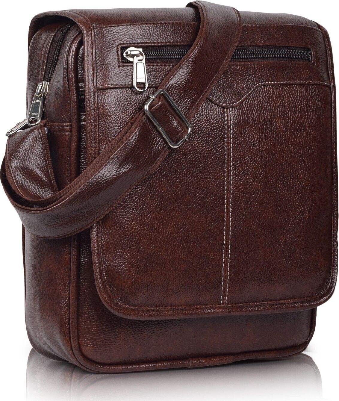 Brown Men Sling Bag - Extra Large Shade