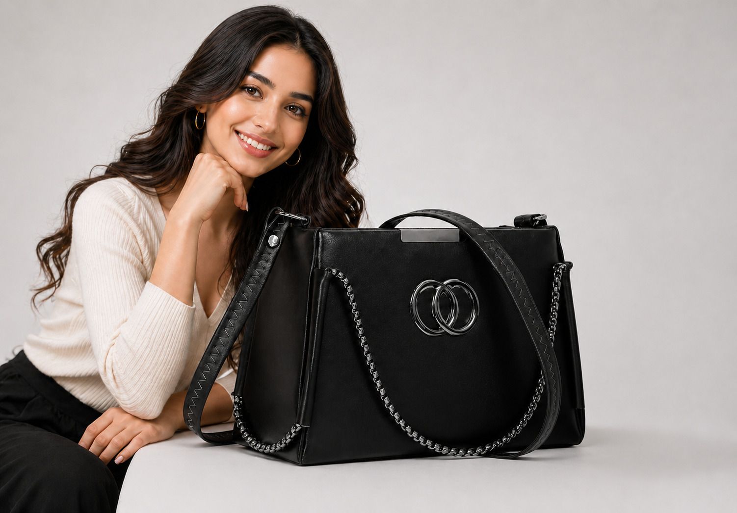 malabis Women Black Shoulder Bag-picture-23