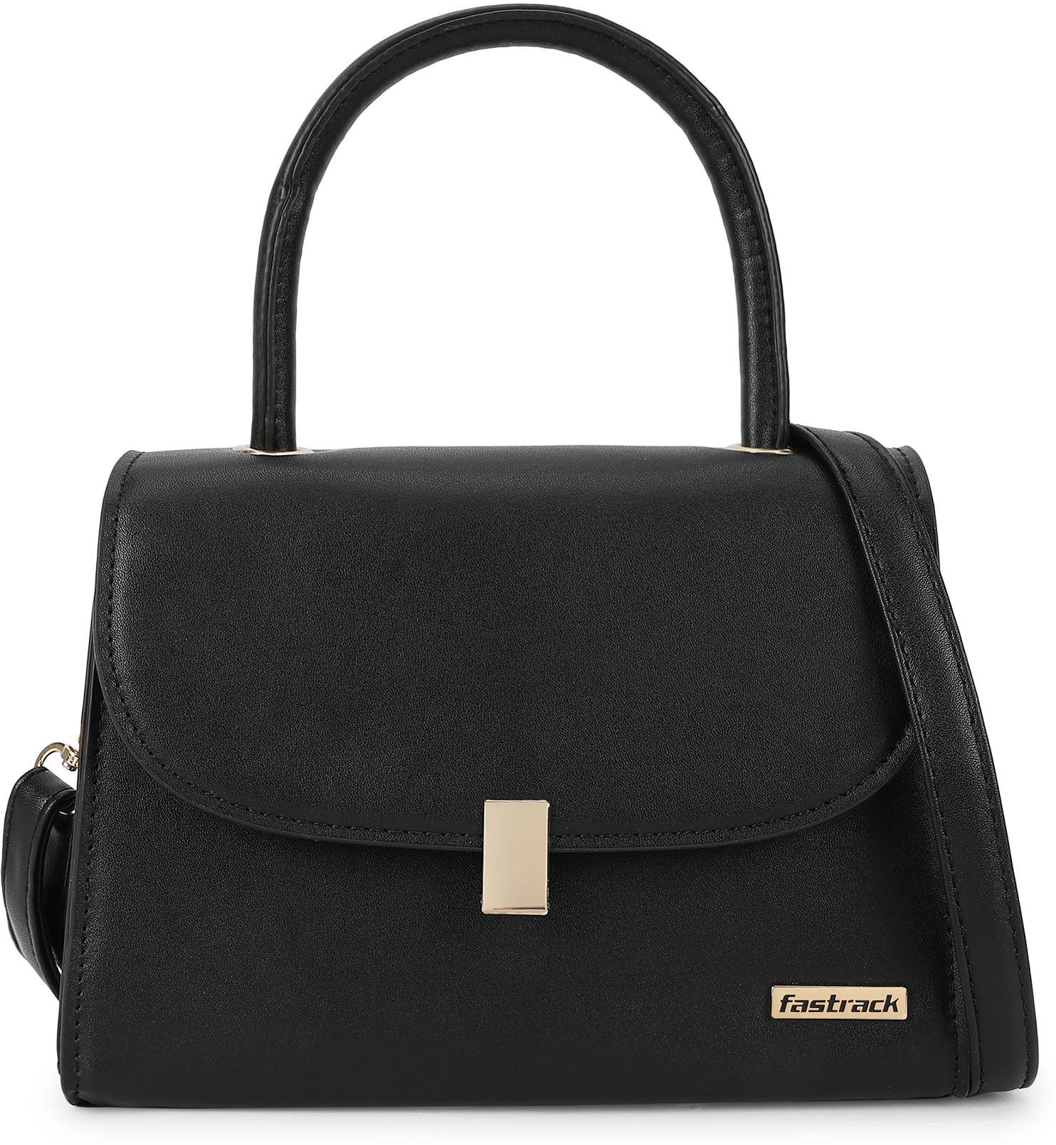 Black Women Sling Bag - Medium Solid-image-37