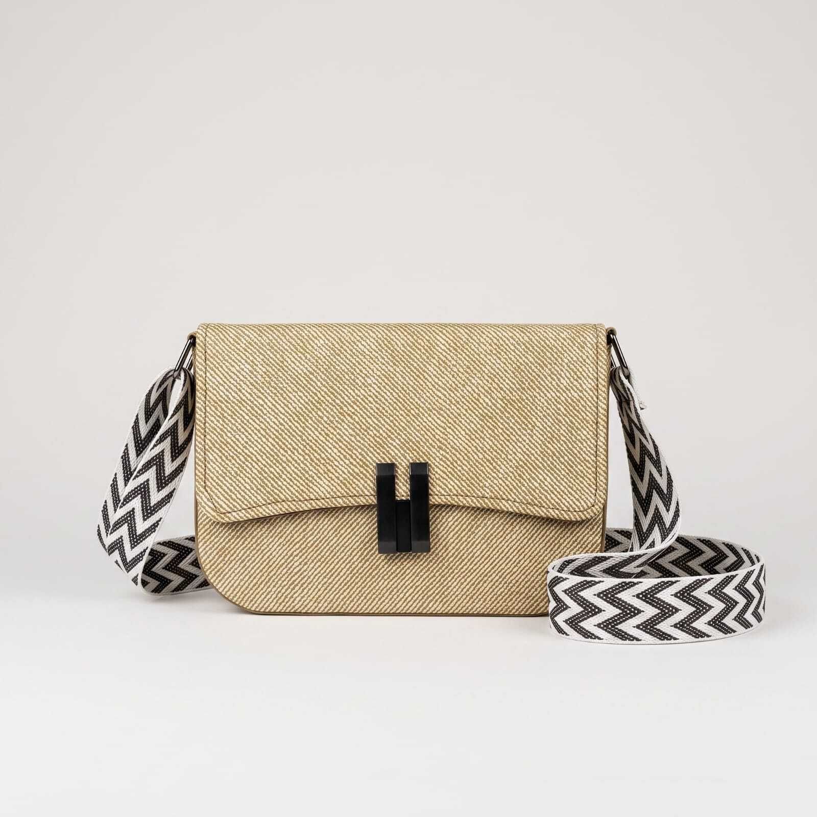 Beige Women Sling Bag Women's Sling Bag with Adjustable Printed Strap | Crossbody Shoulder Bag-image-23