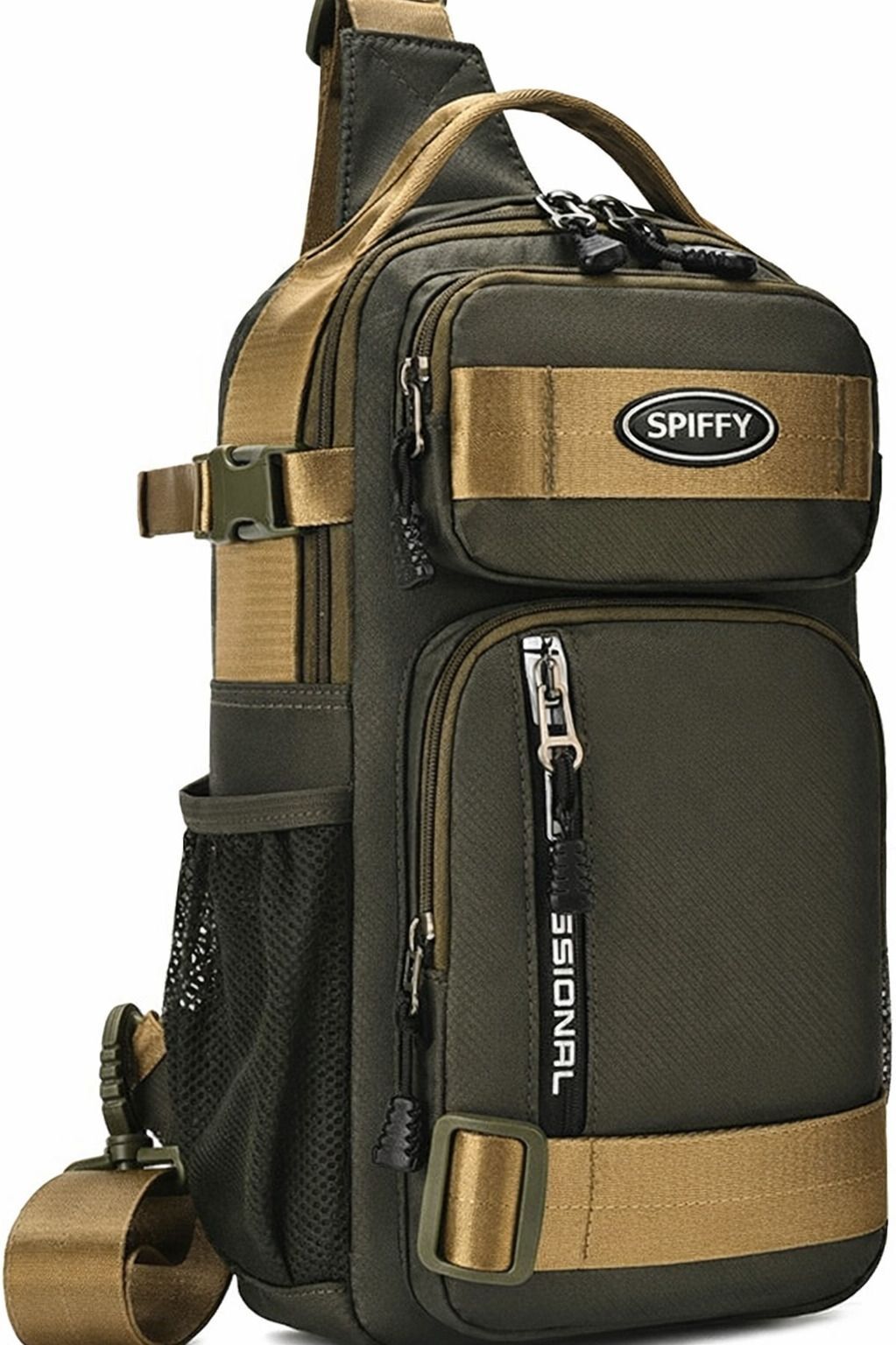 spiffy Green Men & Women Sling Bag Model2 Bags For Men & Women-picture-11