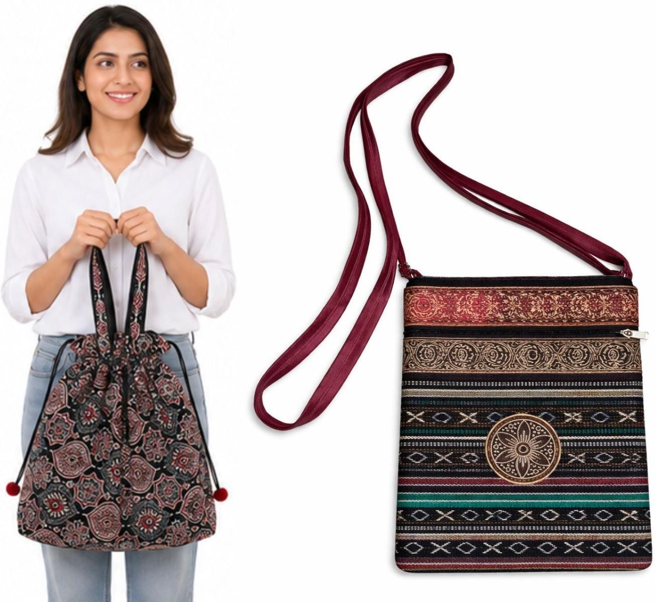mohar Multicolor Women Sling Bag Simple Elegant Casual Sling Bag for Women-picture-19