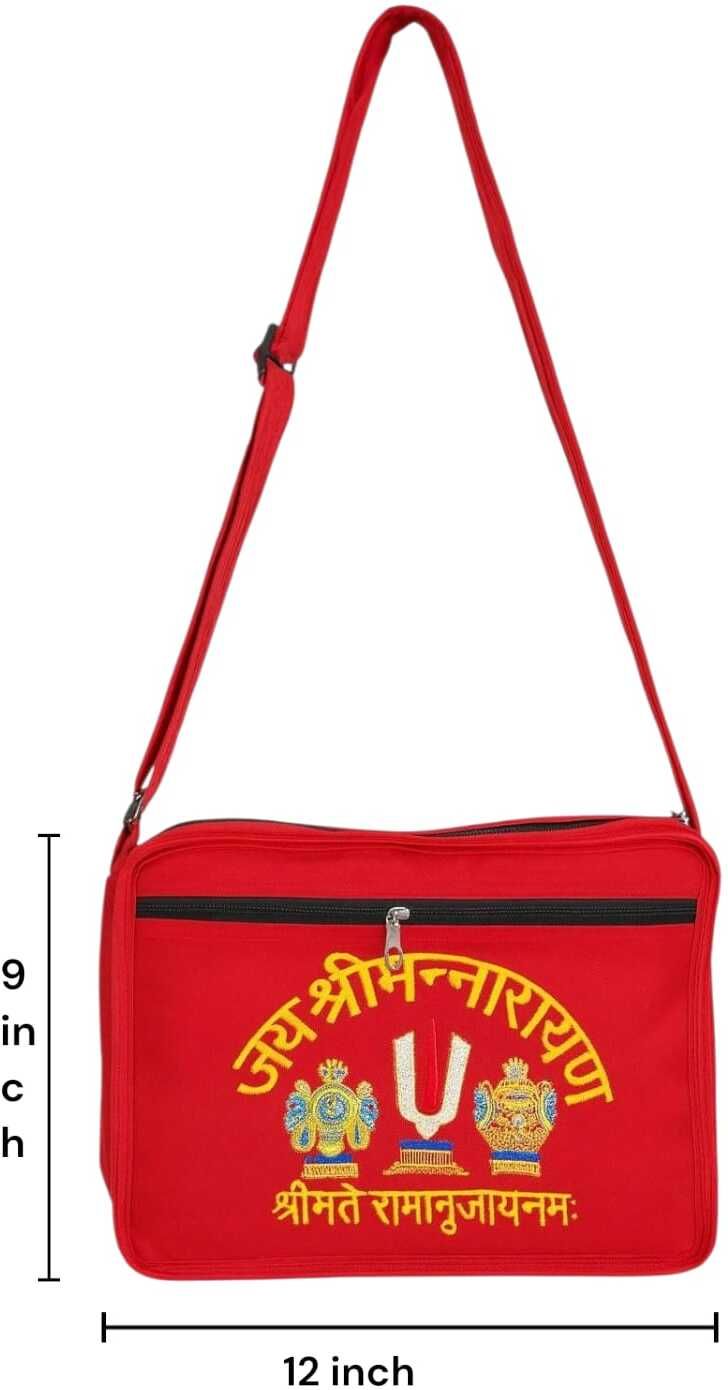 Red Men & Women Sling Bag Shree Mann Narayan-image-37