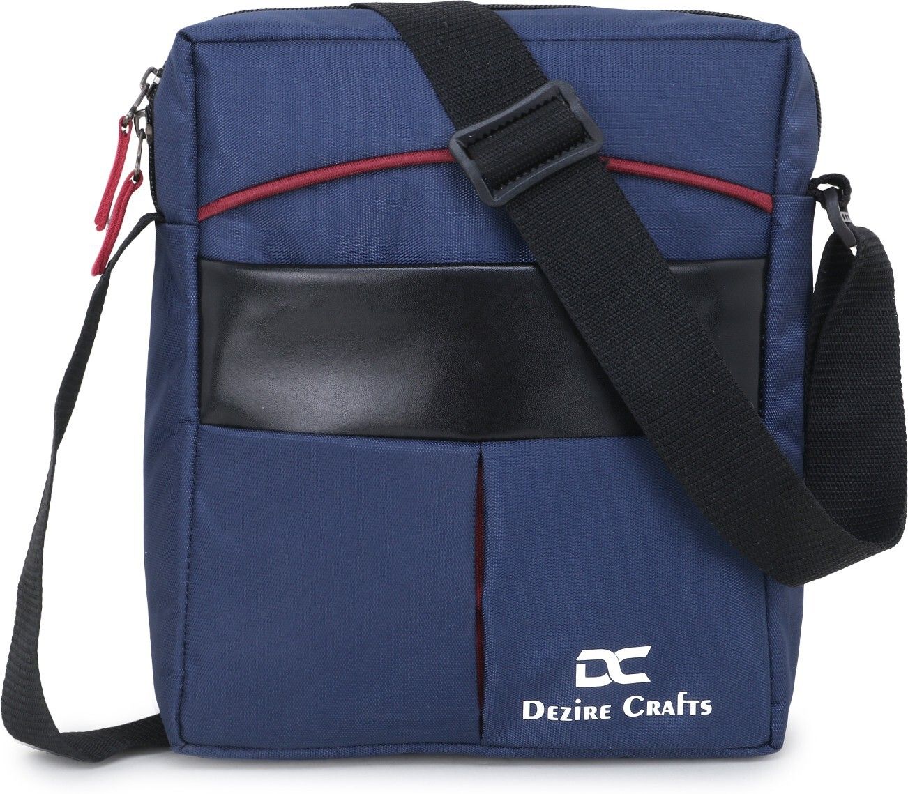 Blue Men Sling Bag - Extra Large Stylish Shoulder-image-31