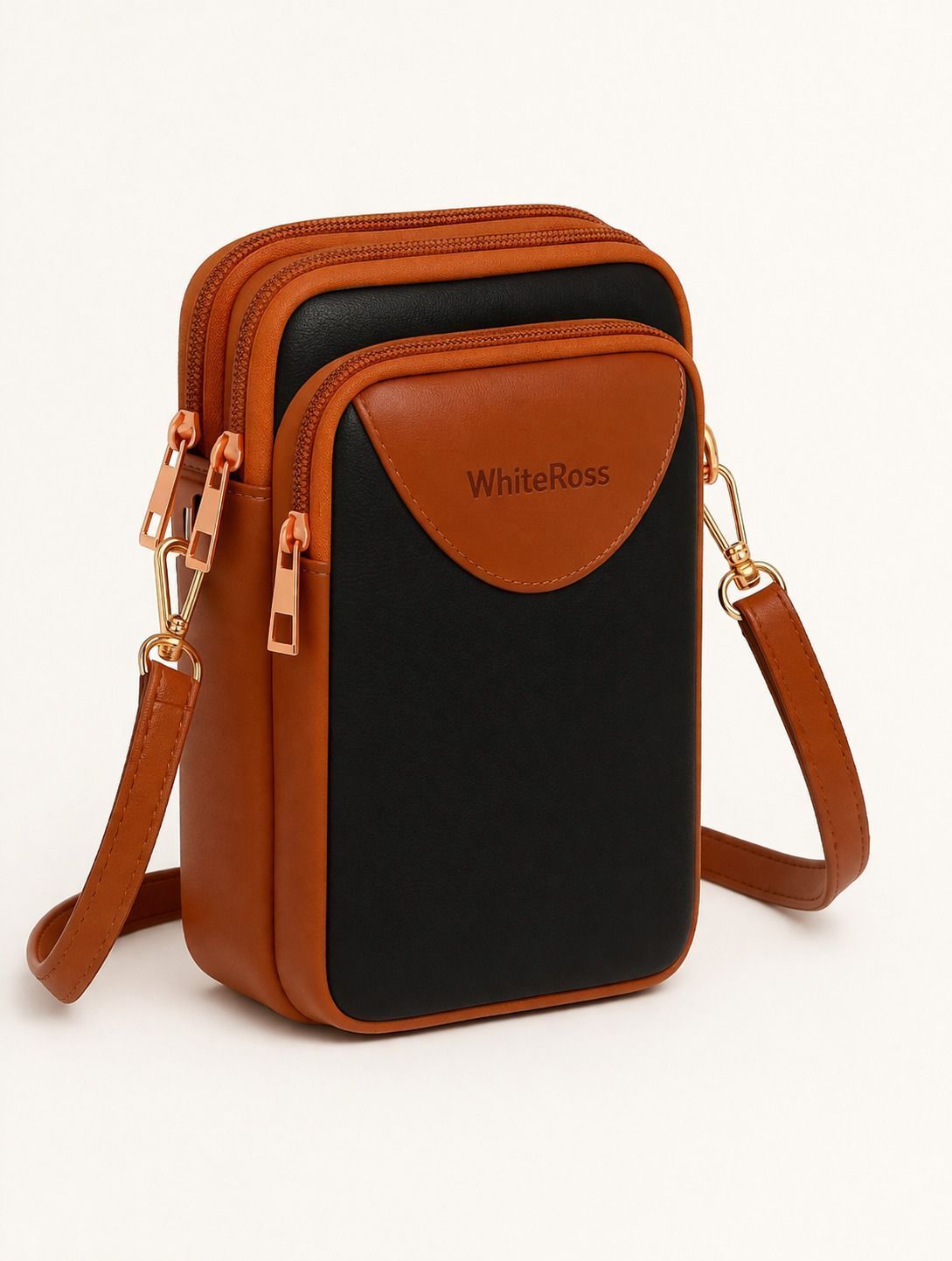 Tan Women Sling Bag Mobile pocket bag-image-38