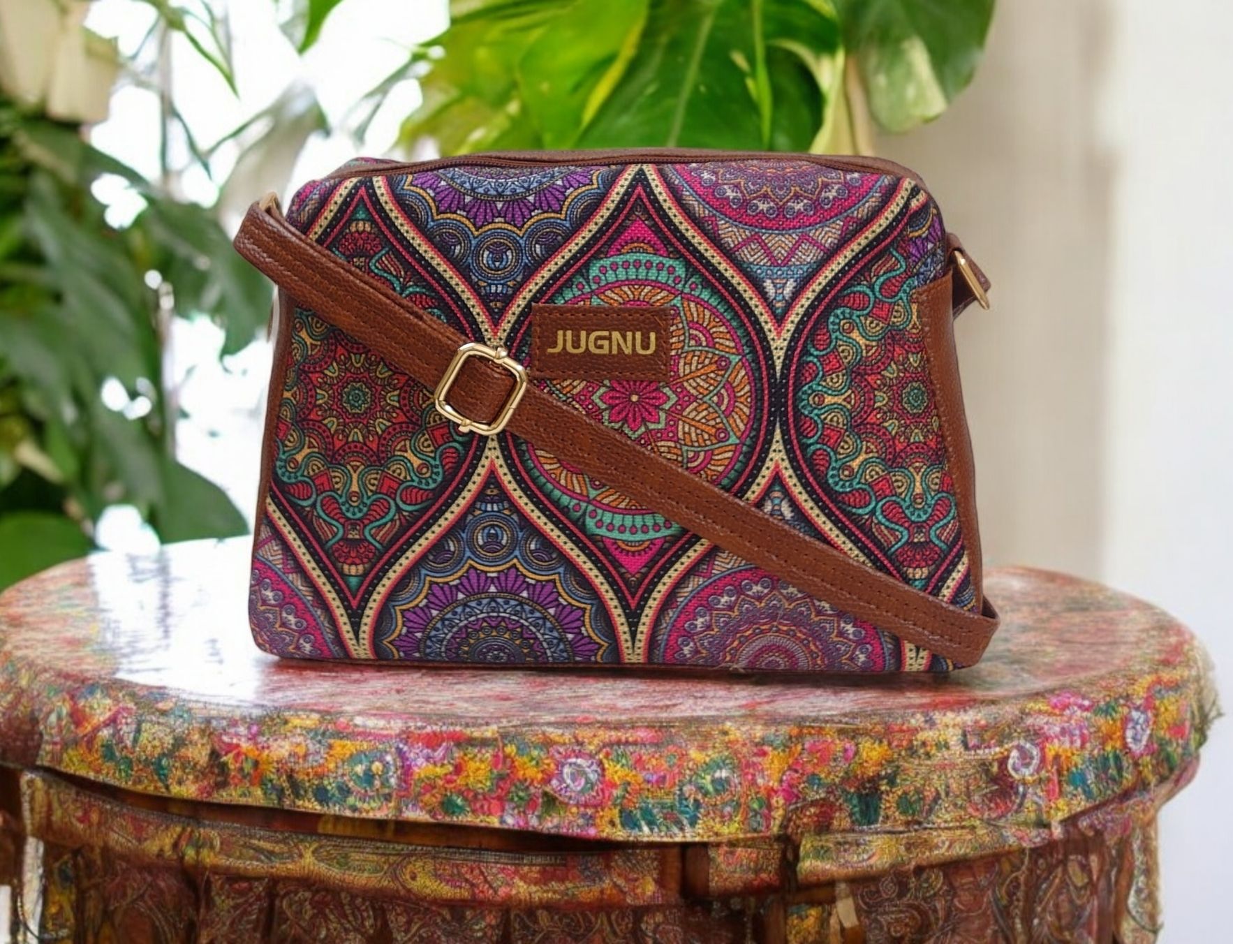 Maroon Women Sling Bag Chauras-btm-1-image-21