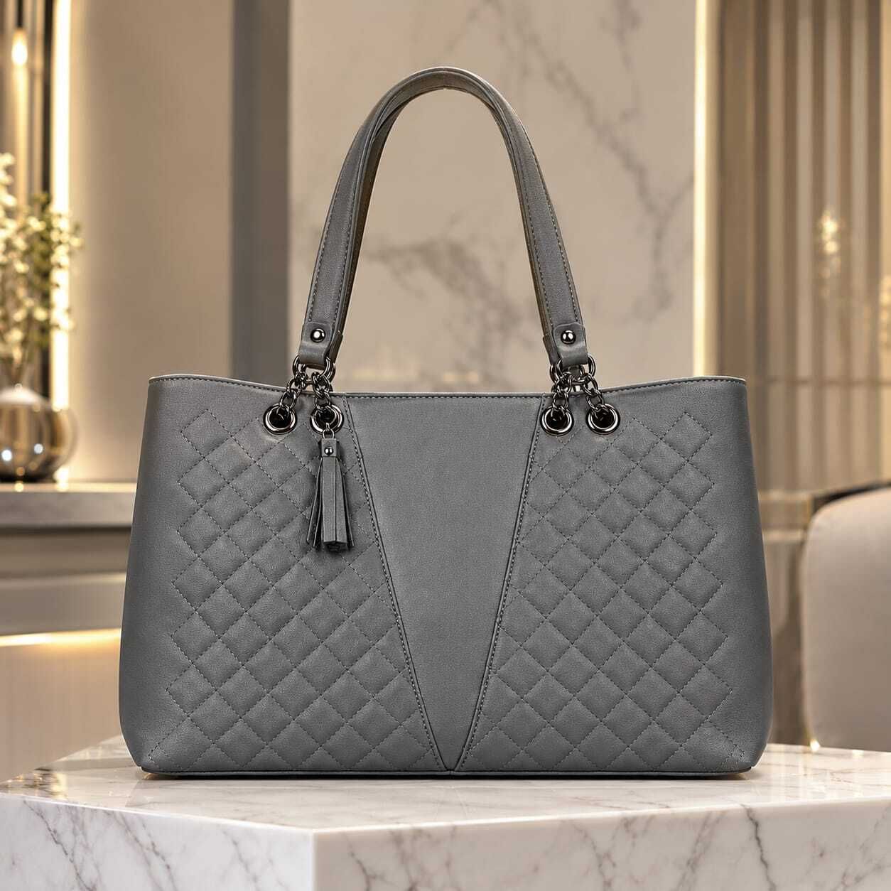Grey Women Tote SLINGS FOR WOMAN-image-27