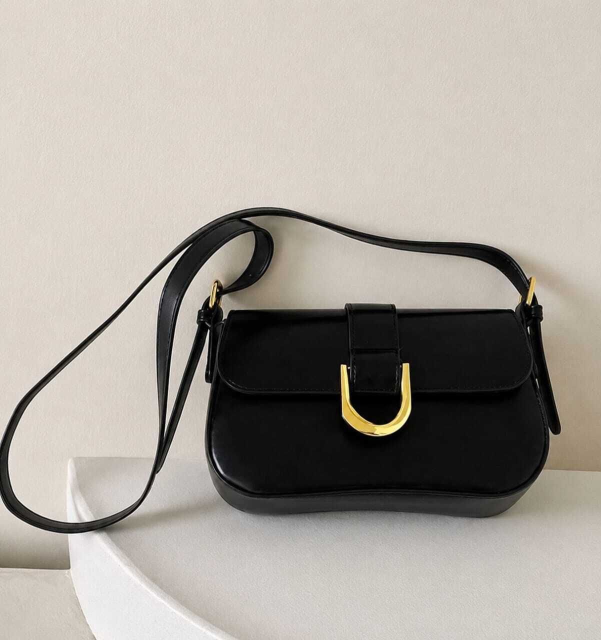 elyvora Black Women Sling Bag Women's Glossy Patent Leather Sling Bag with Adjustable Strap Red-picture-41