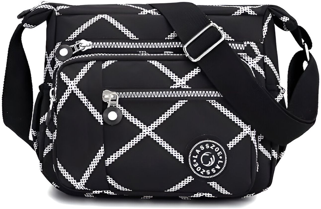 syga Black Women Sling Bag Women's Nylon Material With Simple Design, Sling Bag-picture-12