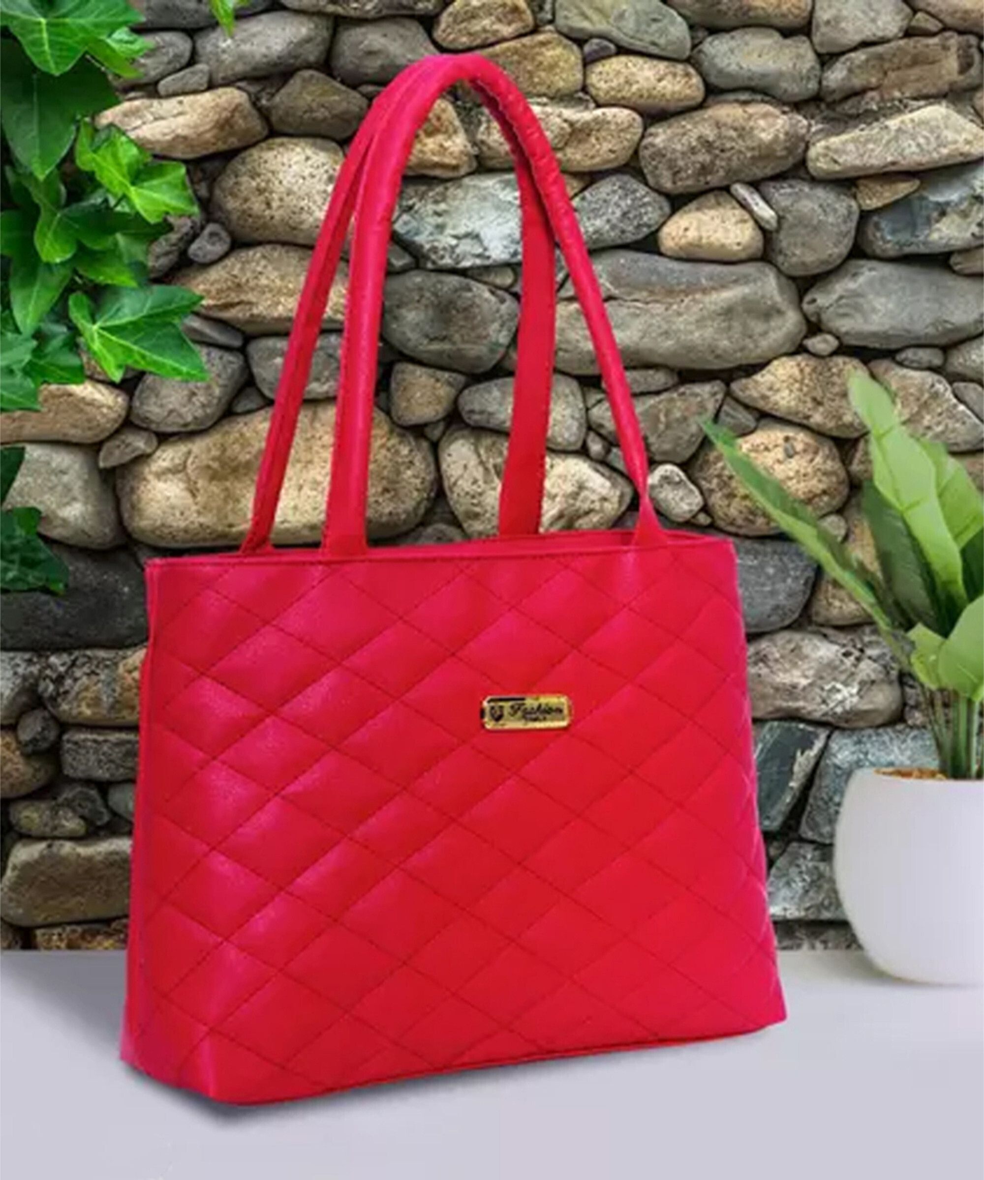 dowet Women Red Hand-held Bag-picture-12