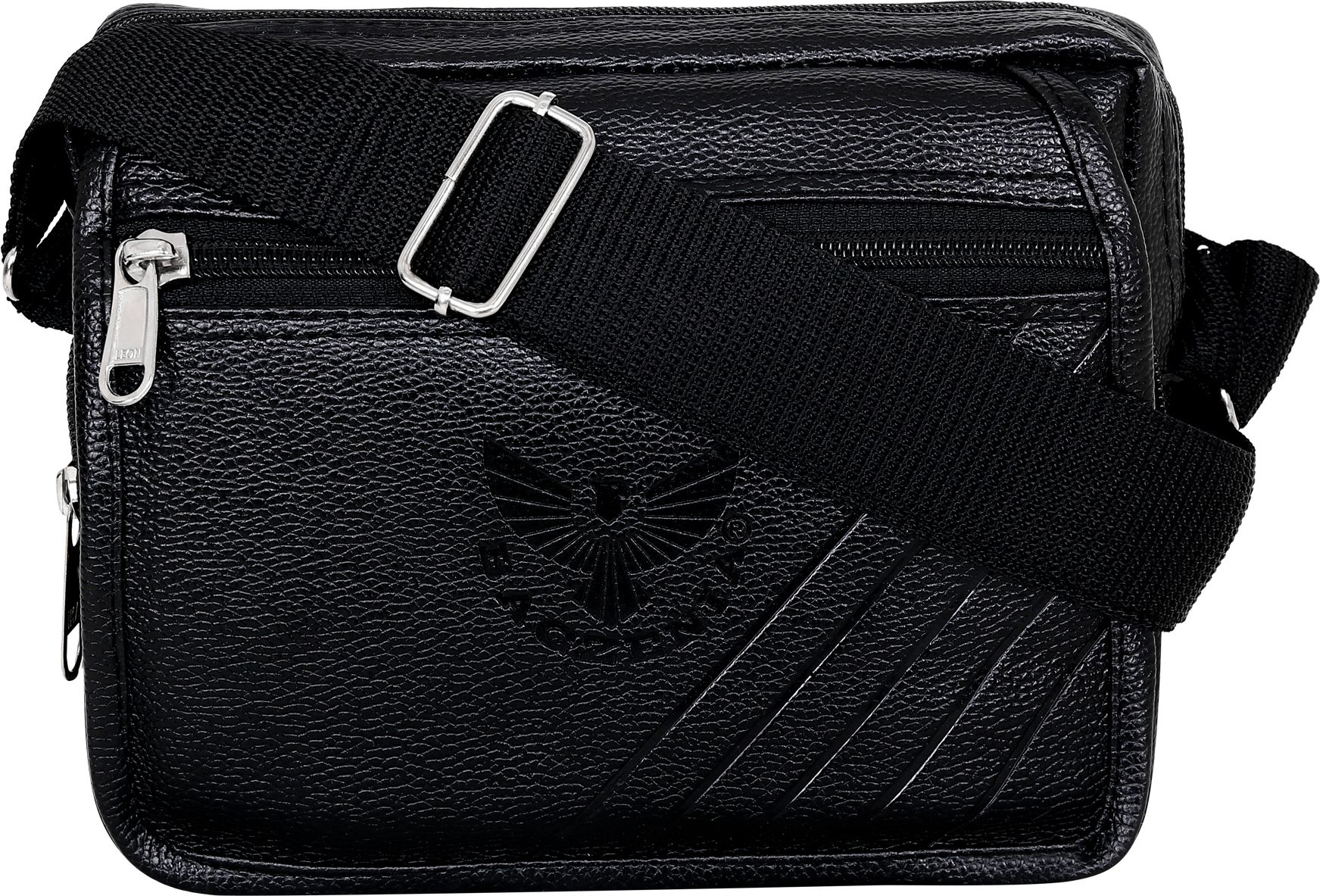 Black Men & Women Sling Bag Chest Cross Body Bag for Men with Adjustable Shoulder Strap Handbag Sling Bag-image-22