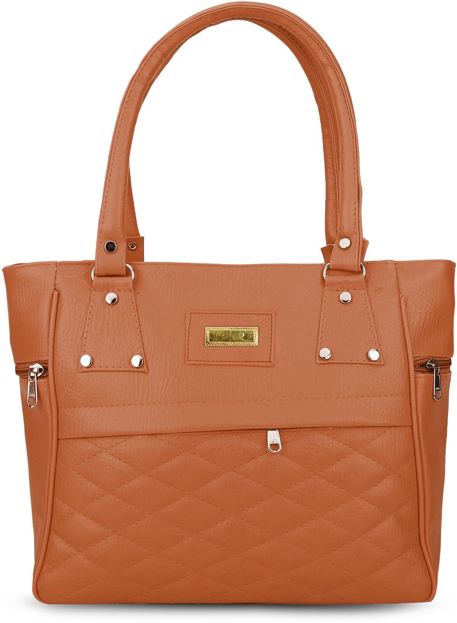 Women Tan Hand-held Bag-image-6