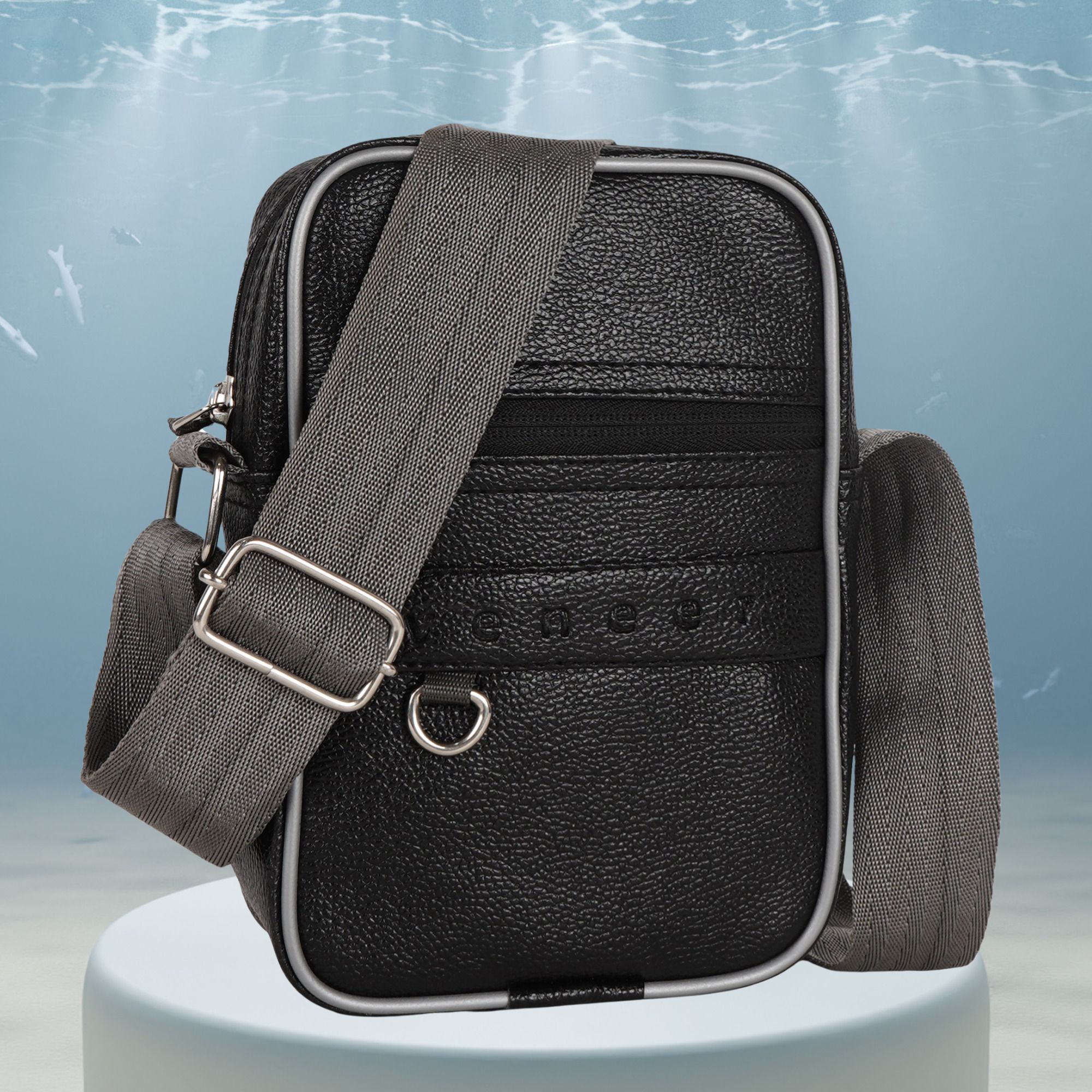 Black Men Sling Bag casual sling bag Crossbody bag for men-image-37