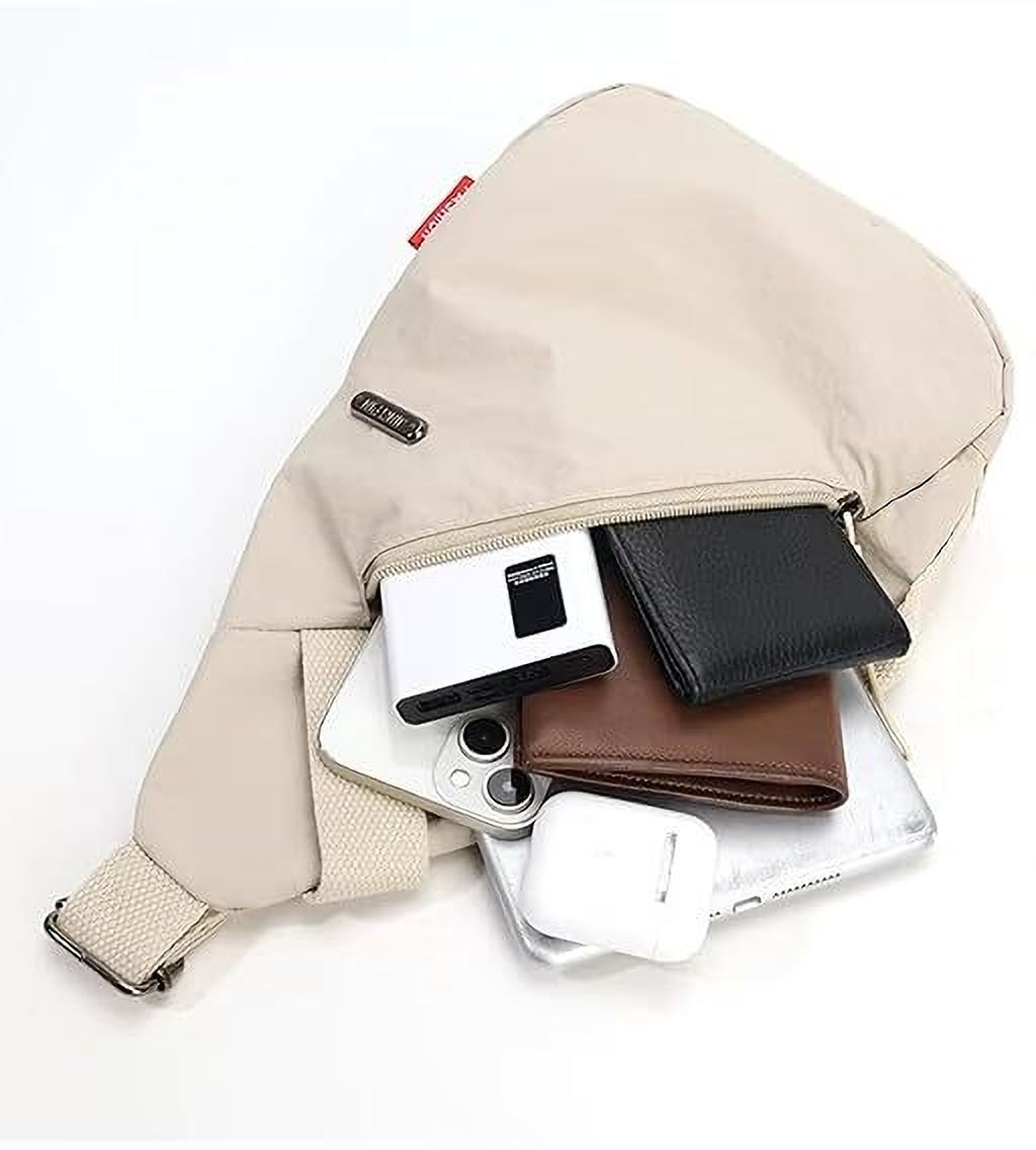 Small 0 L Backpack Nylon Unisex Crossbody Sling Bag - Water-Resistant Chest Bag-image-25