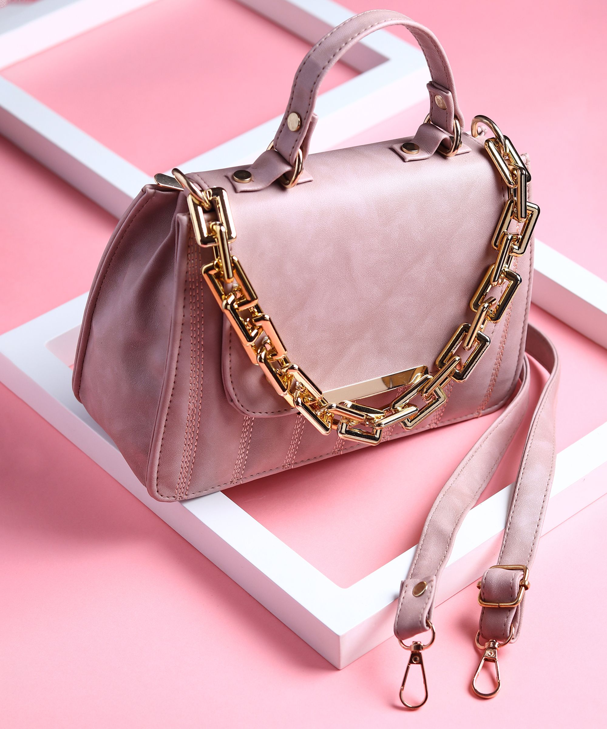 Pink Women Sling Bag Pink Women Sling Bag-image-37