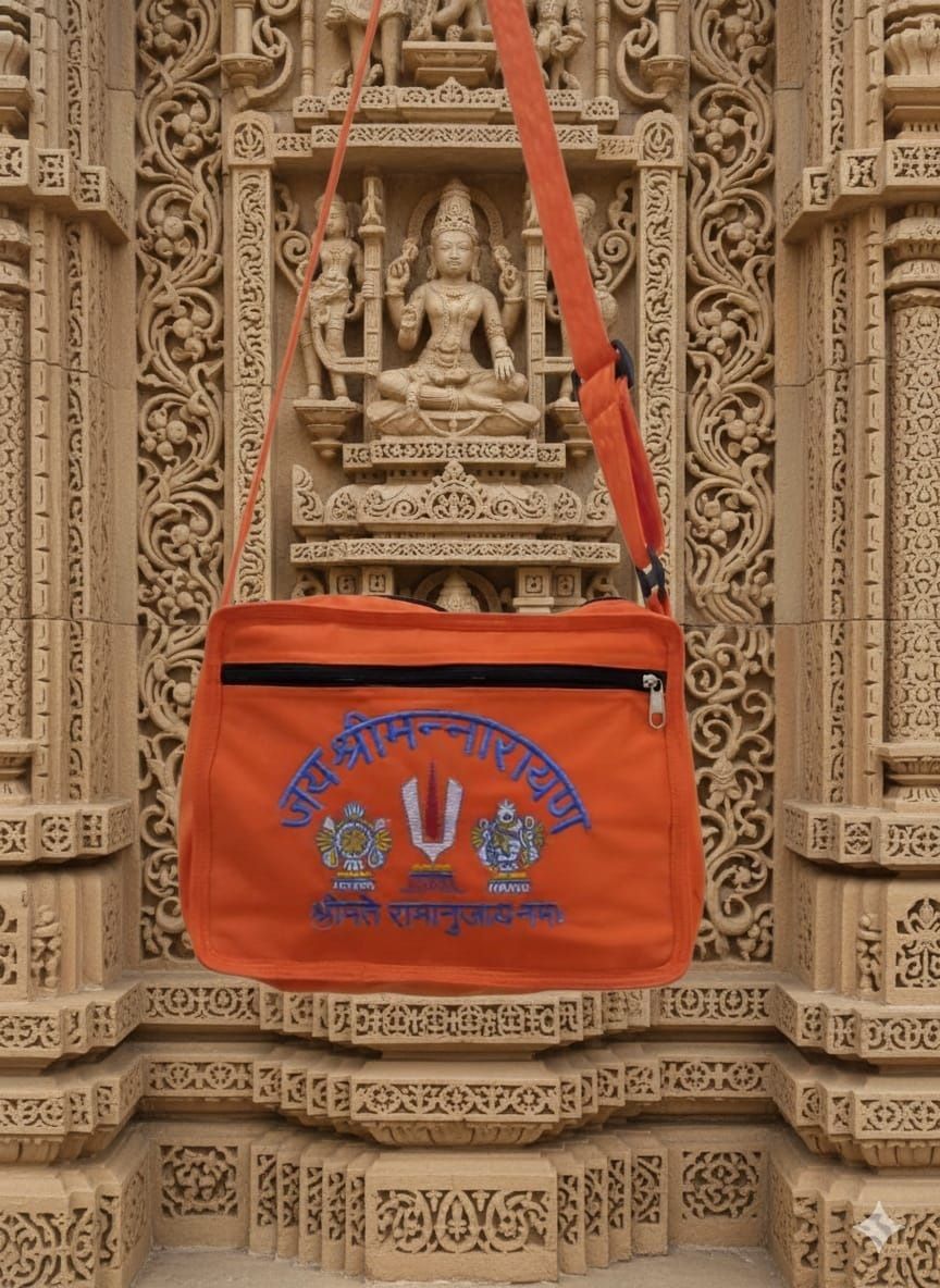 Orange Men & Women Sling Bag SHRI MANARAYAN-image-22