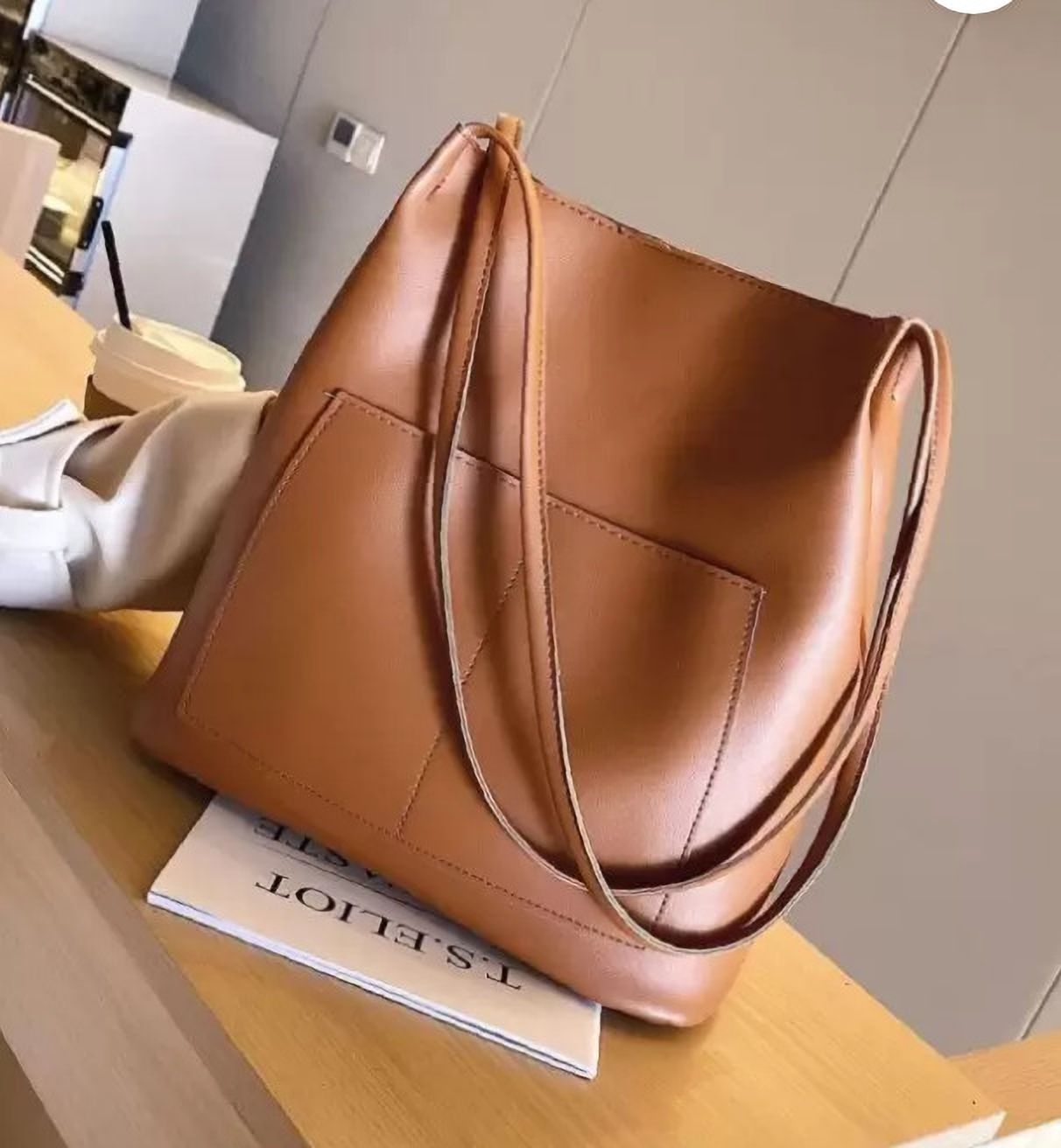Tan Women Tote Trendy Tote Bag for women | Stylish Spacious Handbag for office-image-48