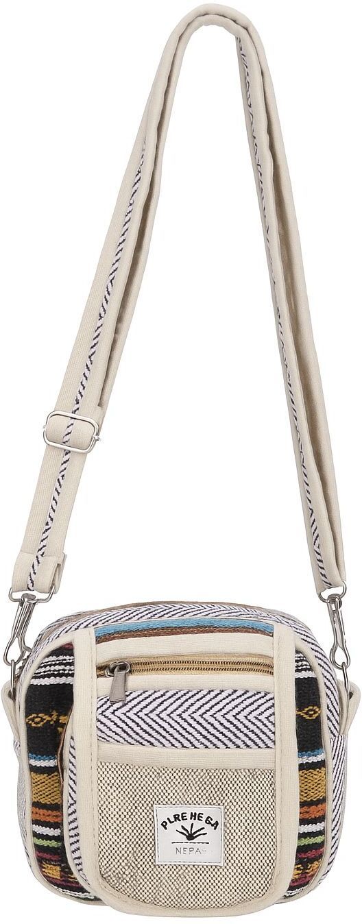 himaysps Multicolor Men & Women Sling Bag Boho Chic Pure Hemp Messenger Backpack - 3 Comp Sling Bag-picture-15