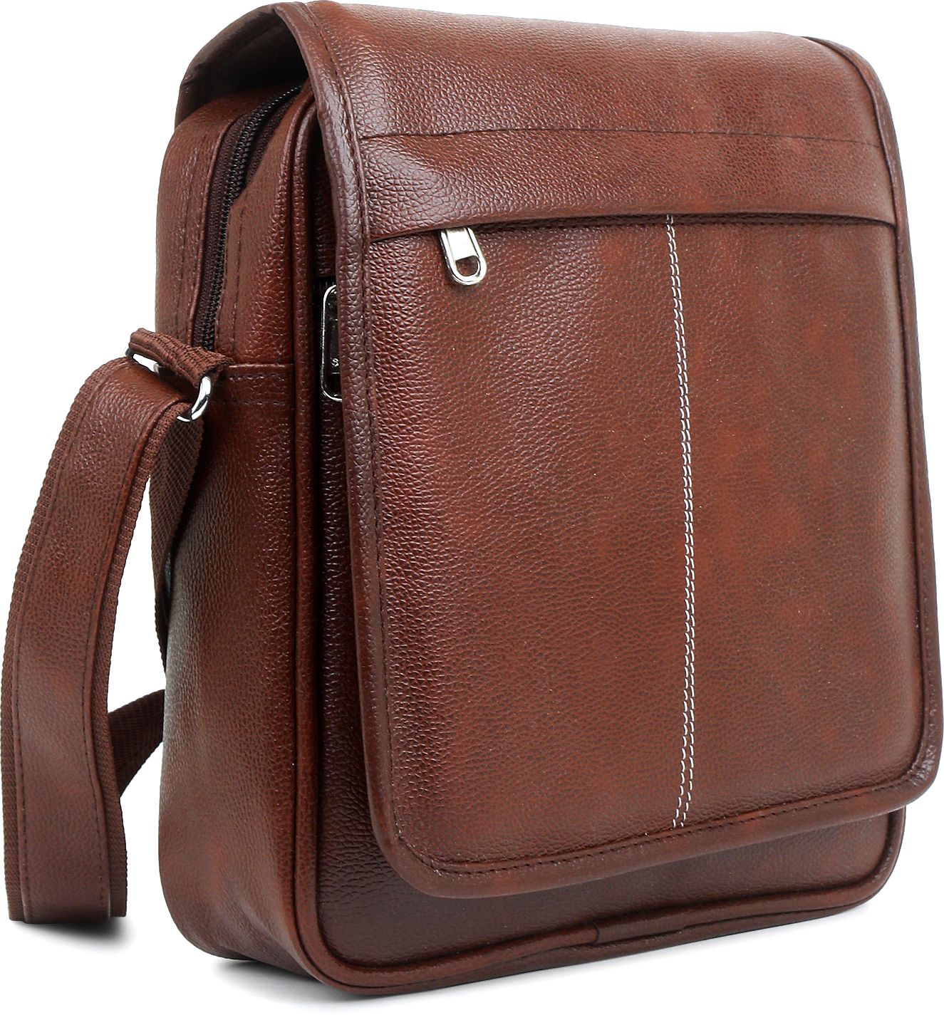 Men Brown Messenger Bag - Extra Spacious