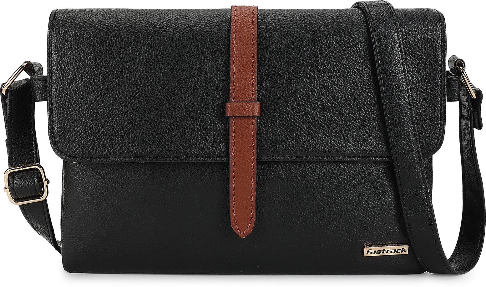 fastrack Women Black Sling Bag-picture-44