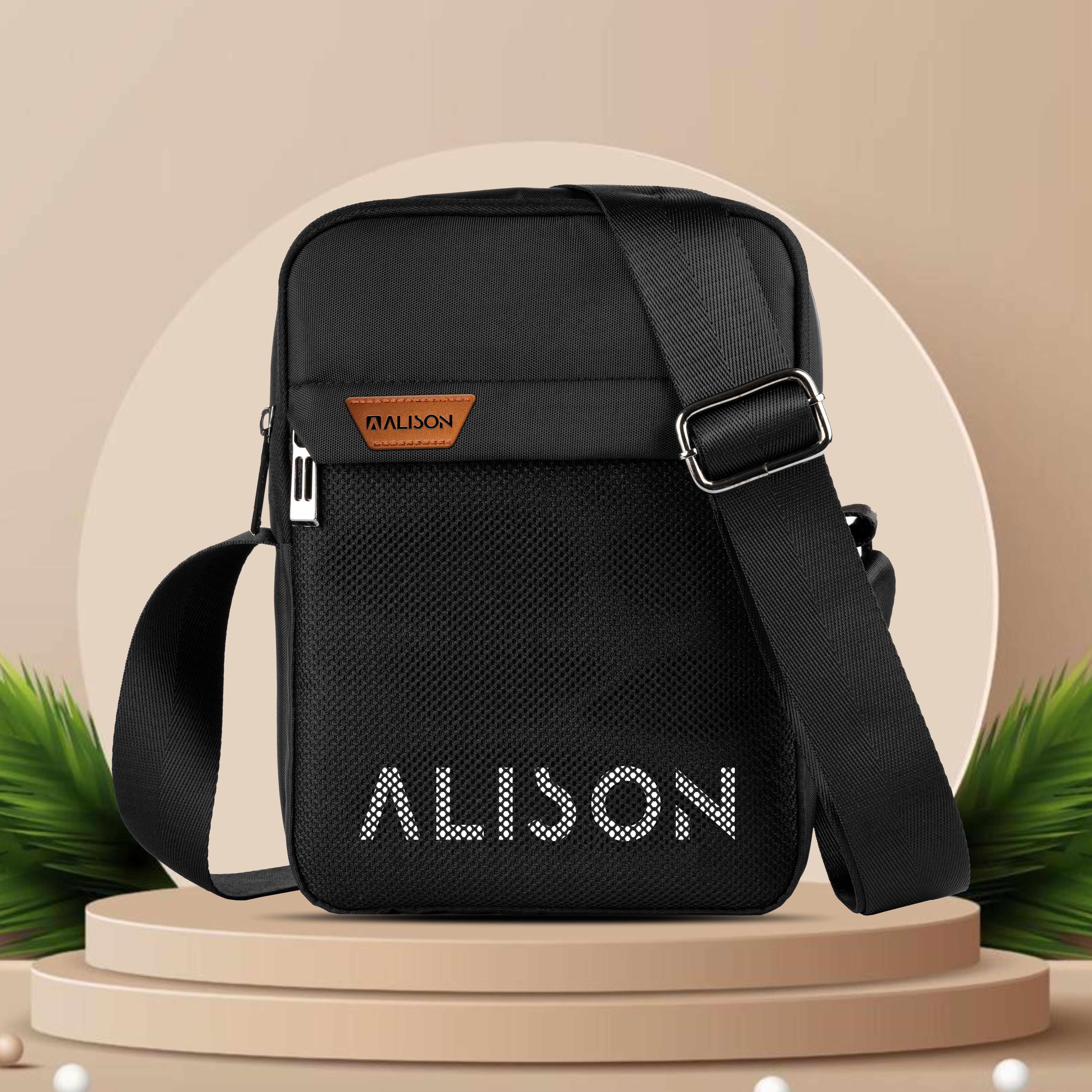 alison Black Men & Women Sling Bag Sling Bag Men Small Side Bag Stylish Crossbody Bag for Premium Water-Resistant-picture-34