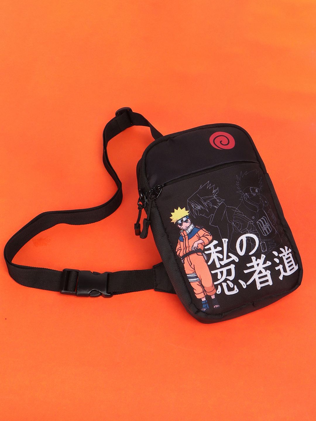 bewakoof Black Men & Women Sling Bag Unisex Sling Bag-picture-33