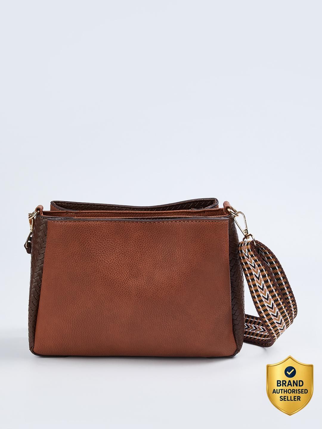 max Brown Women Sling Bag Women Textured Sling Bag-picture-12