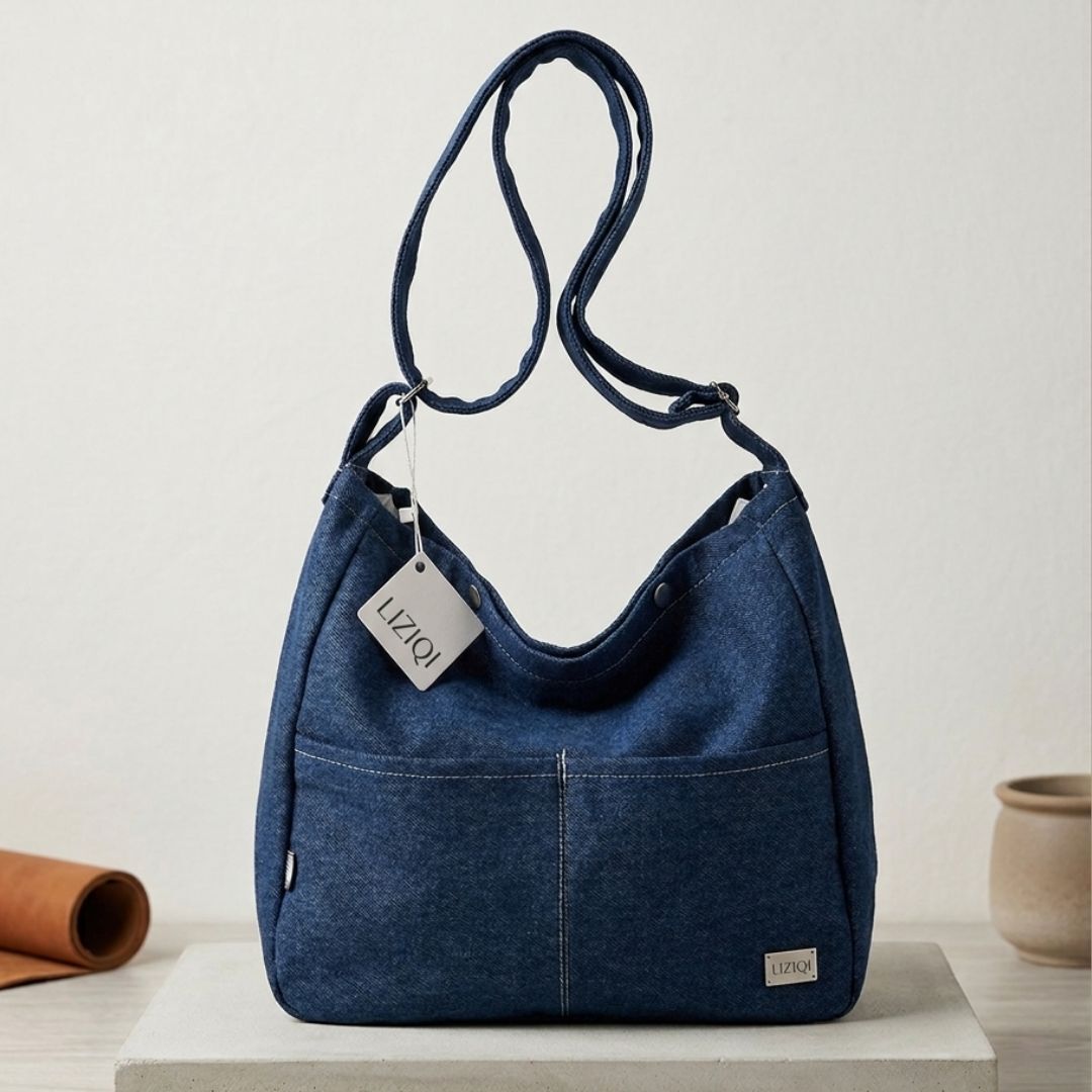Multicolor Women Sling Bag Trendy Denim Tote bag Sling bag For college Bag for women ladies purse-image-26