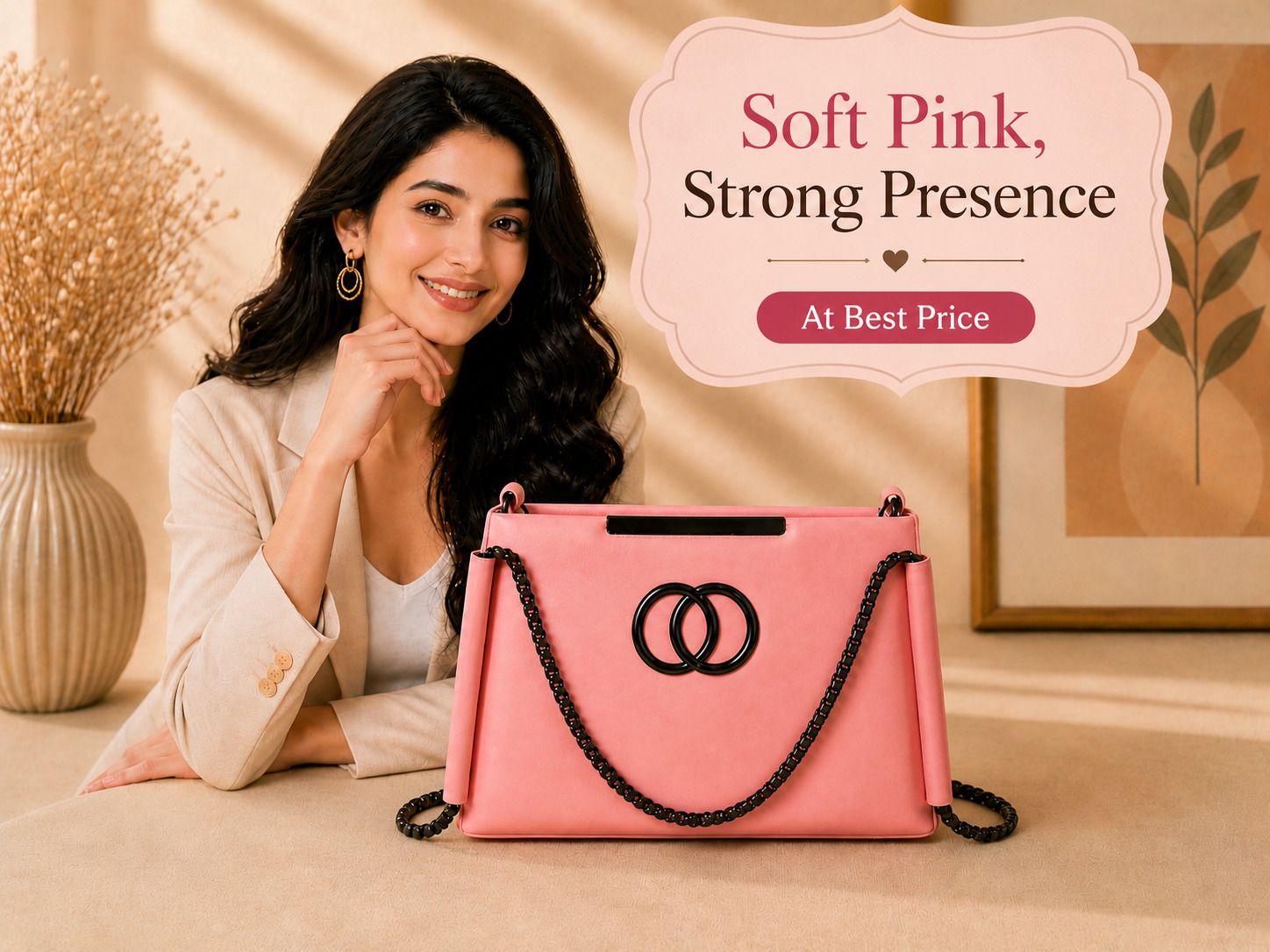 cretour Women Pink Shoulder Bag-picture-37