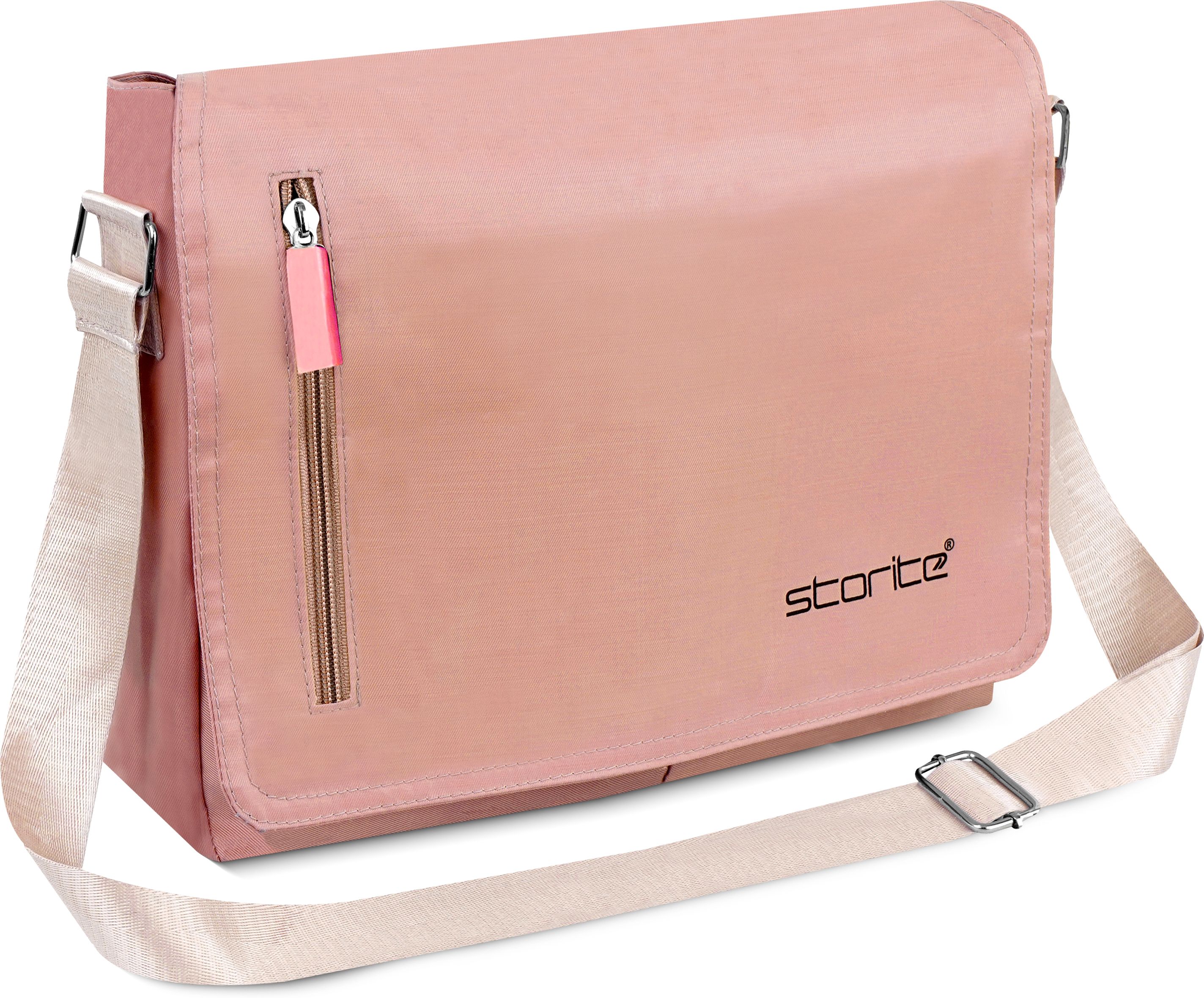 storite Beige Men & Women Messenger Bag Sling Cross Body Travel Office Business Satchel Messenger One Side Shoulder Bag-picture-14