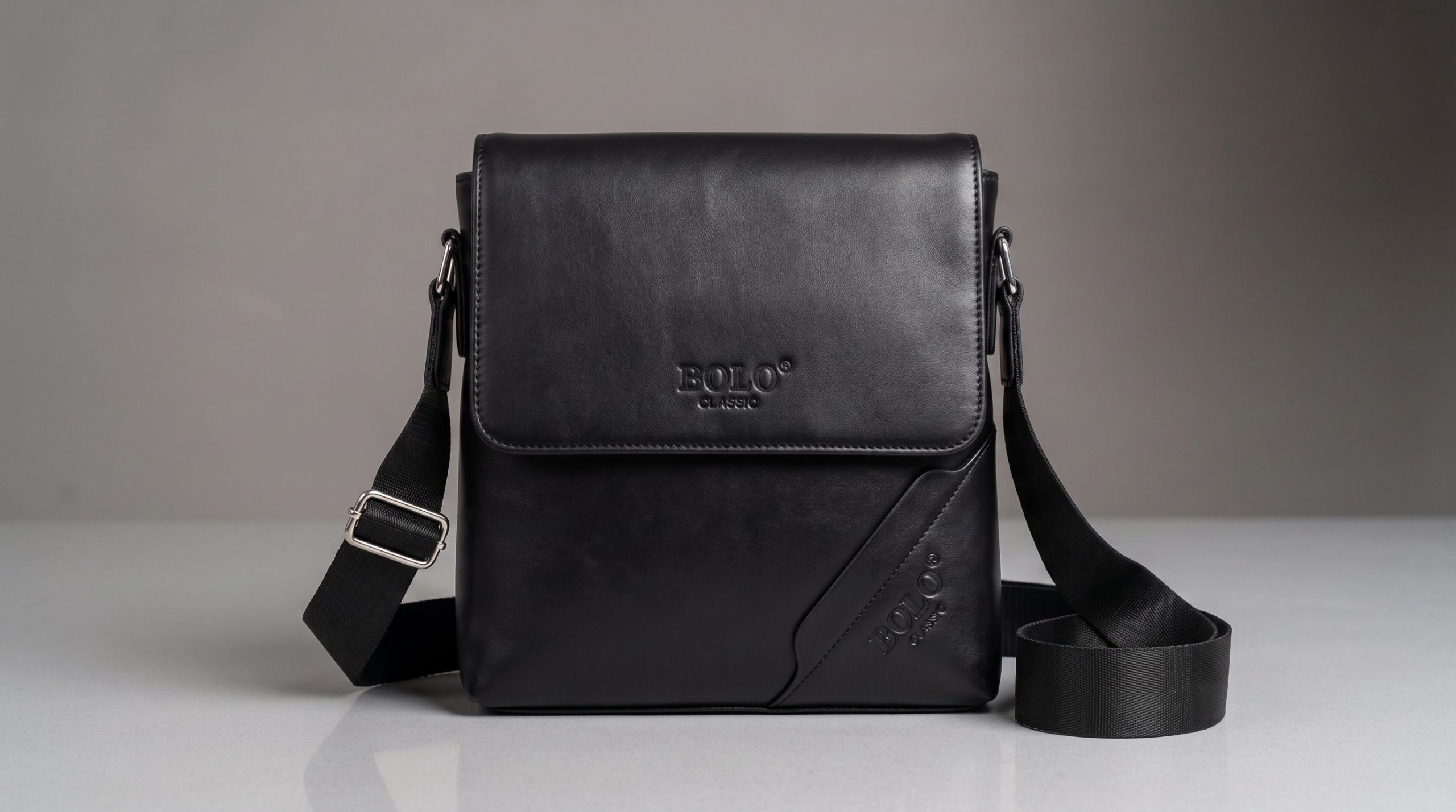 nexusbags Black Men Sling Bag Heritage Casual Sling Bag-picture-3