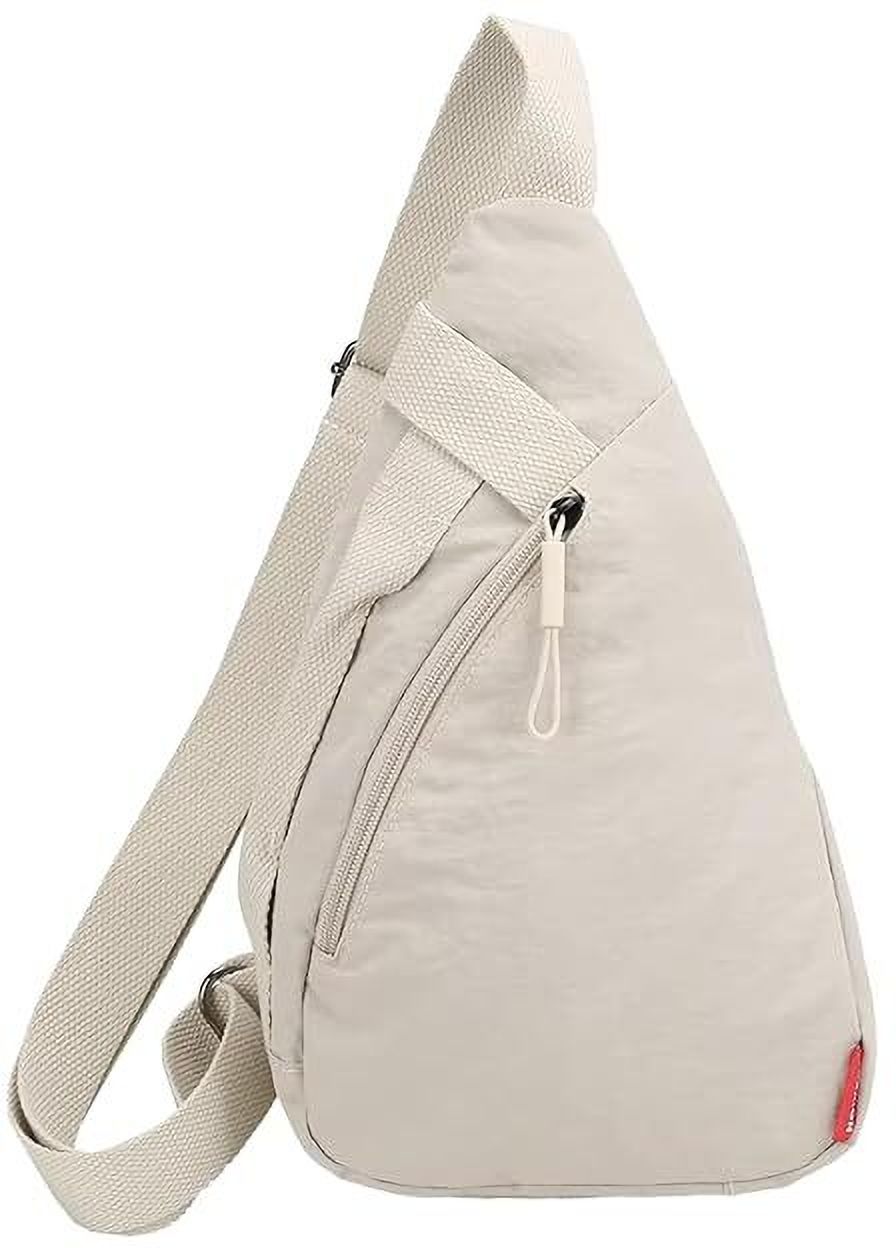 wildhorn White Men & Women Shoulder Bag Nylon Sling Bag for Men & Women | Lightweight Crossbody Chest Bag-picture-10