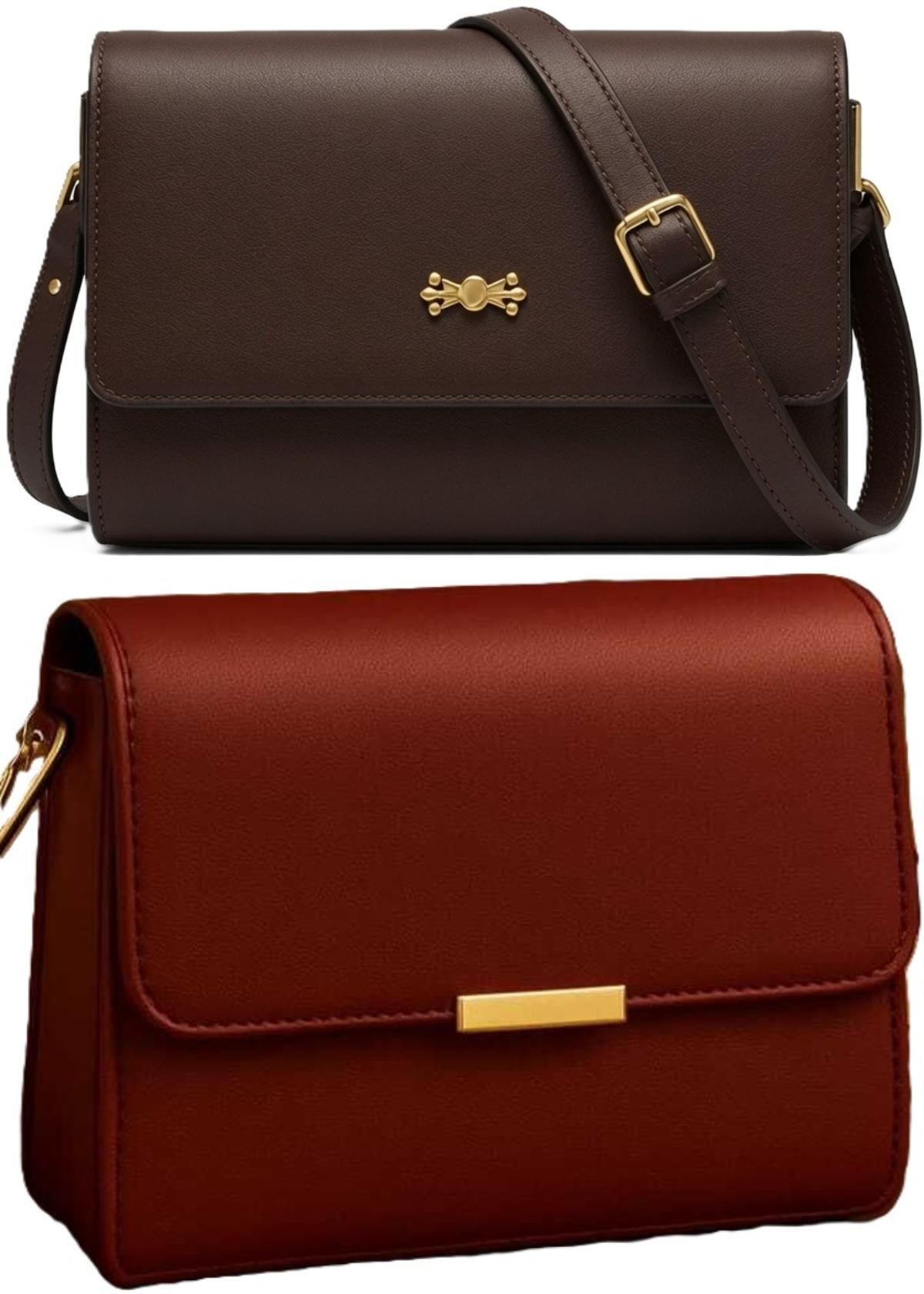 Brown, Maroon Women Sling Bag Women stylish silng bags-image-43
