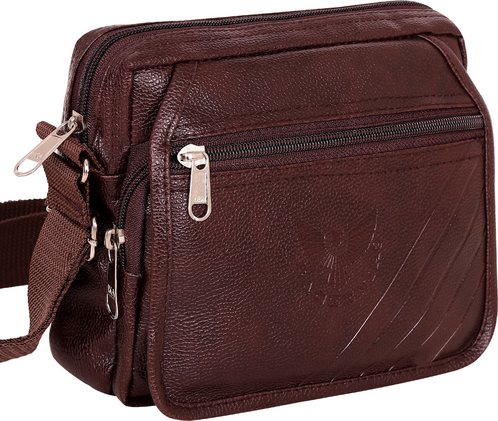 Maroon Men & Women Sling Bag Messenger Bag Casual Shoulder Bag Travel Organizer Crossbody Bag-image-44