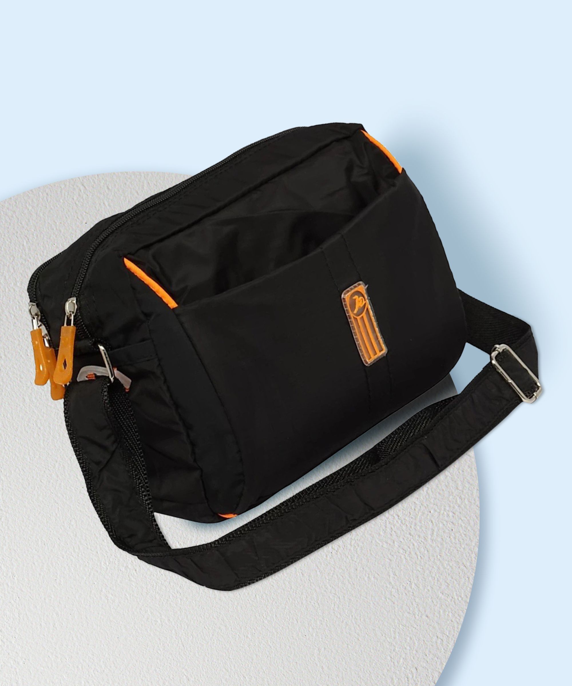 Black Men & Women Sling Bag - Medium Black Men & Women Sling Bag-image-30