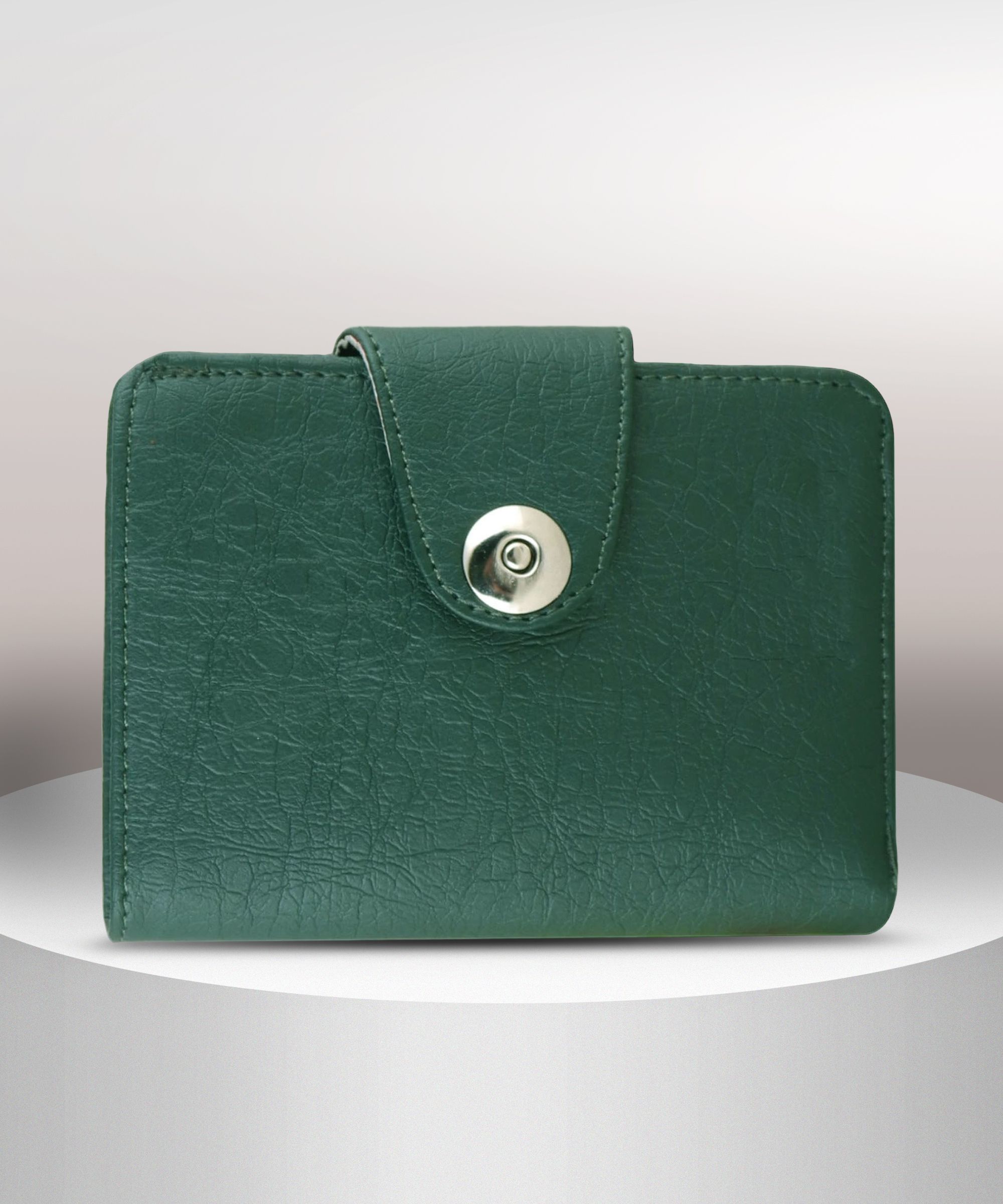 Green Men & Women Clutch - Mini Stylish Genuine Leather Wallet for Men-image-49