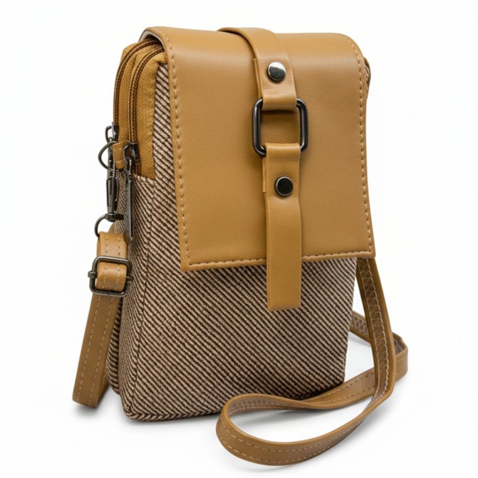 batuta hub Gold Women Sling Bag Mini Crossbody Mobile Bag | Daily Use Sling Pouch-picture-10