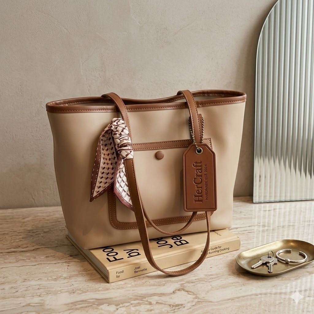 Women Beige Tote-image-34