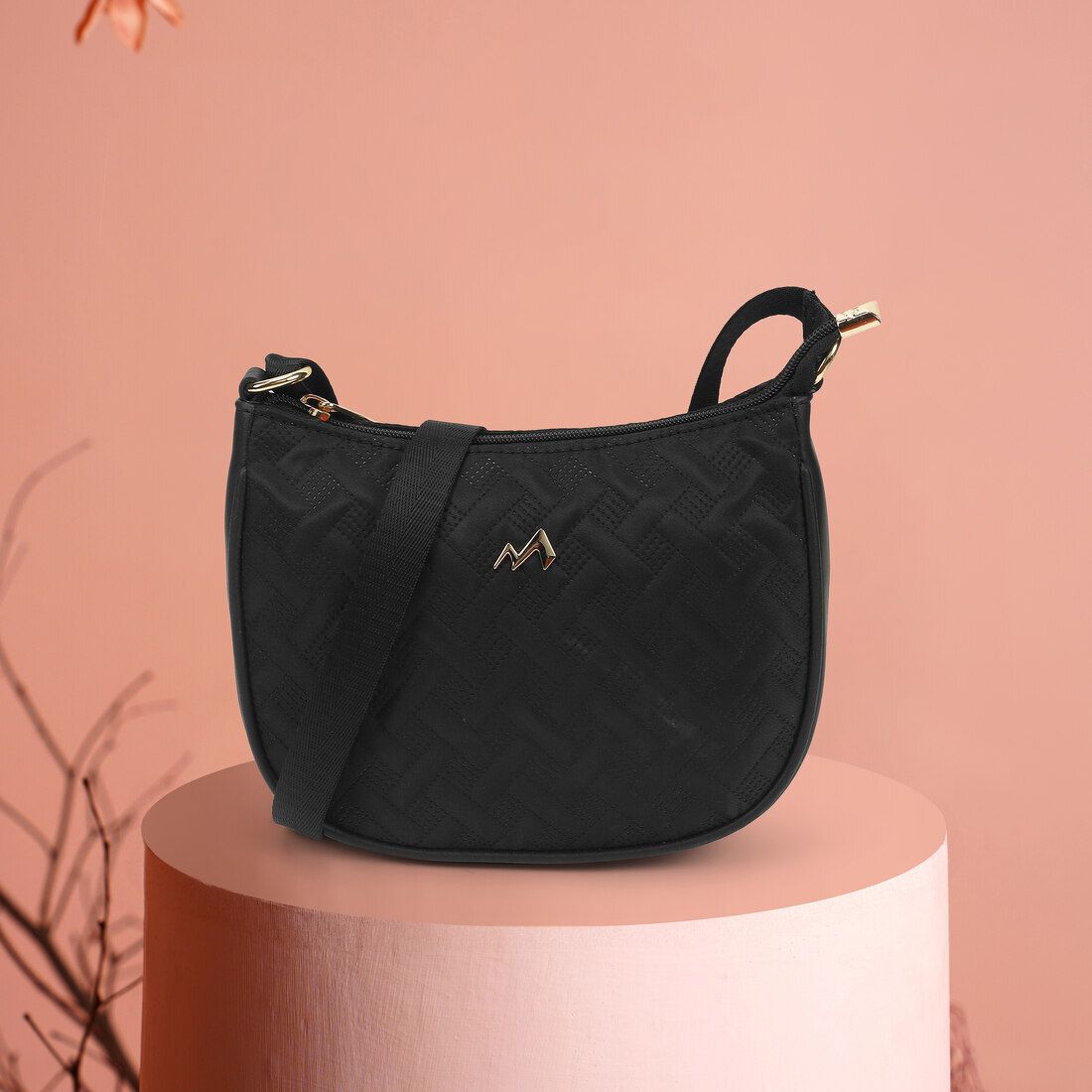 metro Black Women Sling Bag 66-777-picture-13