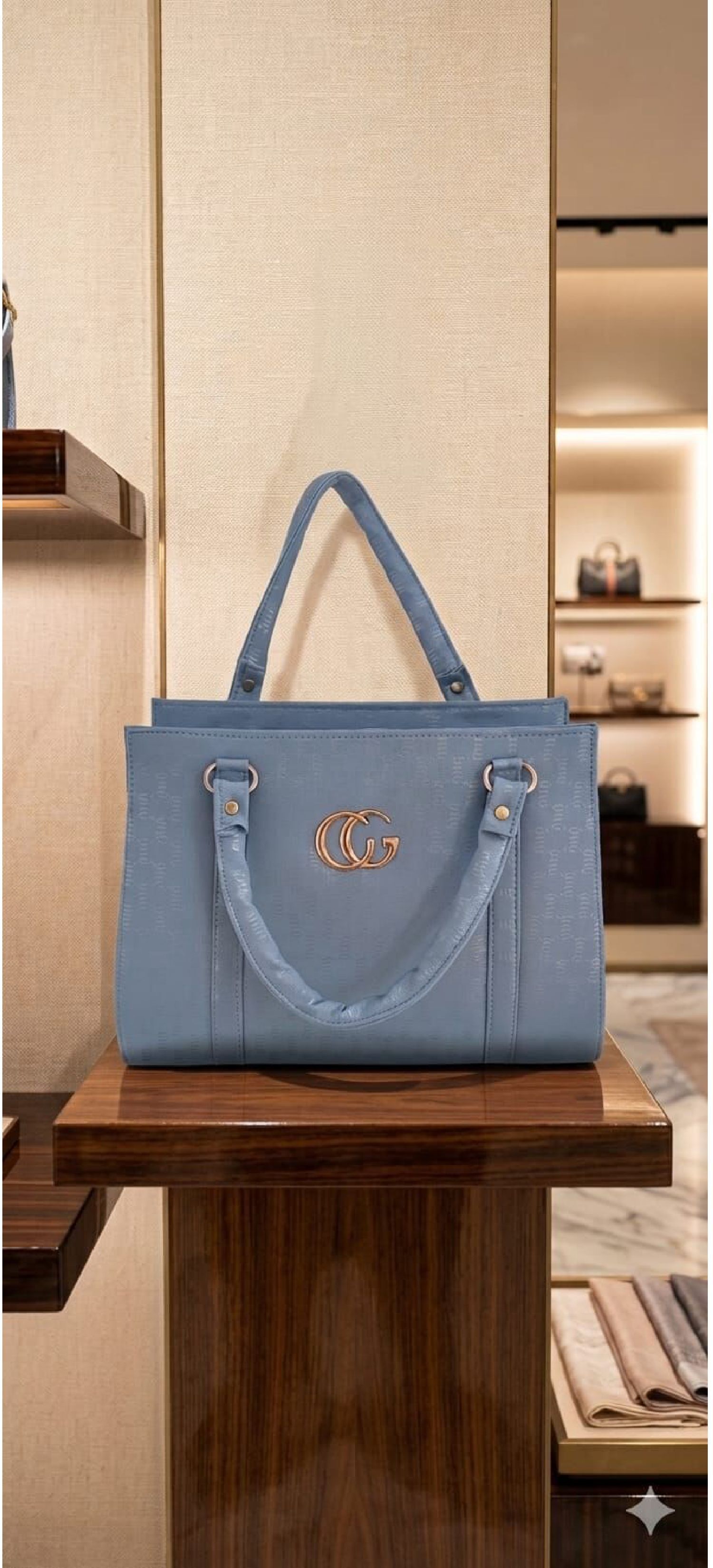 sm collection Women Blue Shoulder Bag-picture-11