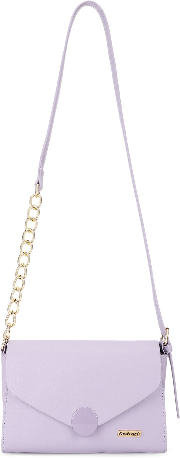 Purple Women Sling Bag Solid