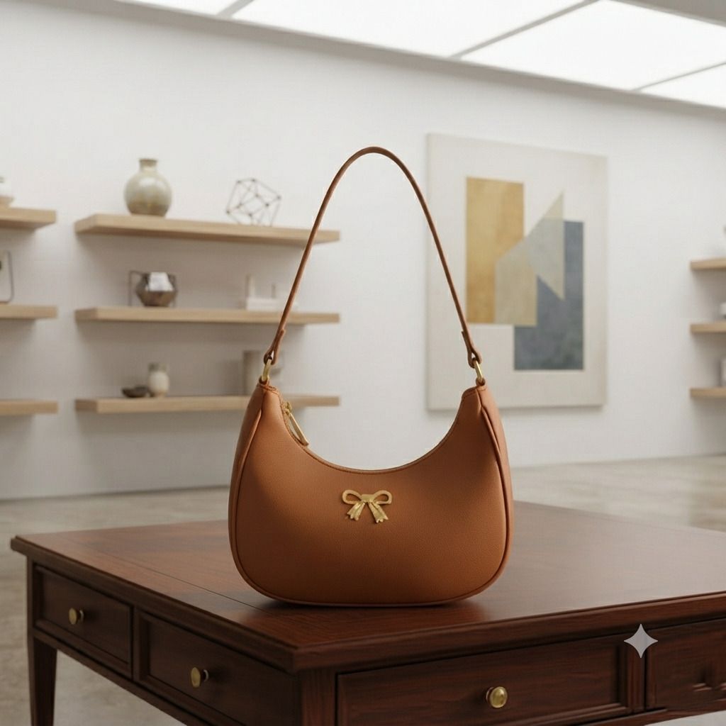 Women Tan Shoulder Bag-image-8