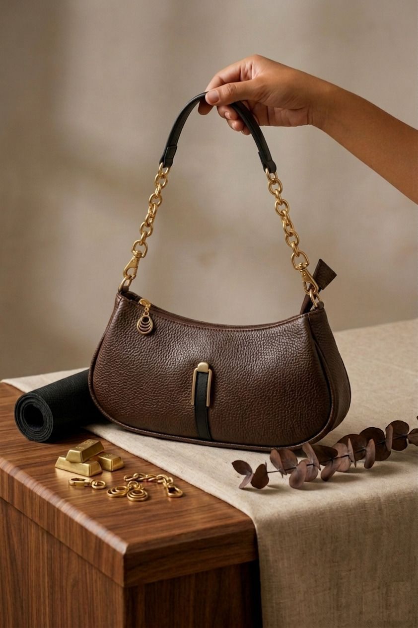 ashcrafzee Women Brown Shoulder Bag-picture-13