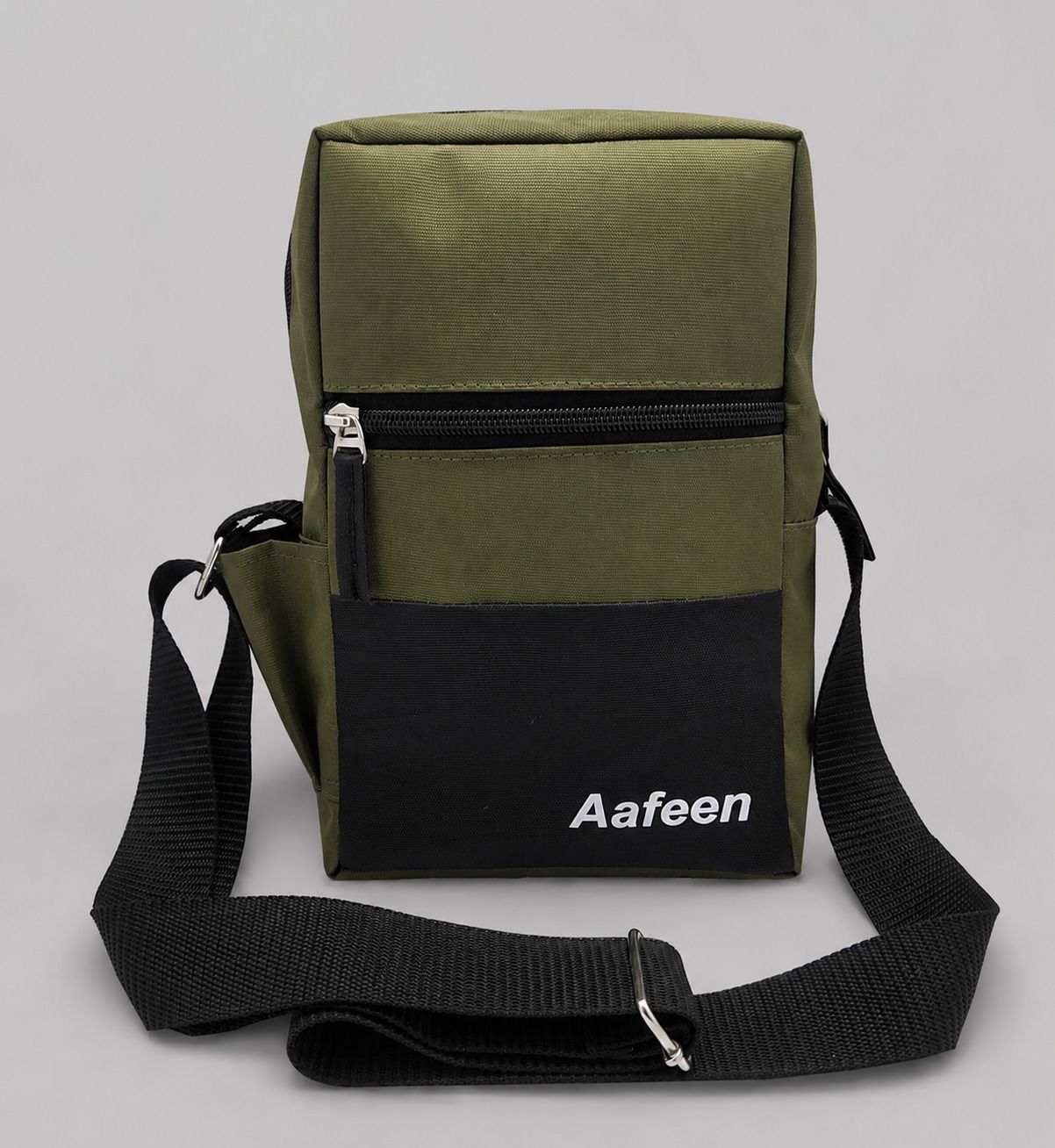 Green, Black Men Sling Bag Green Men Sling Bag Cross body Men's Messenger for Travel / Office / Business-image-29