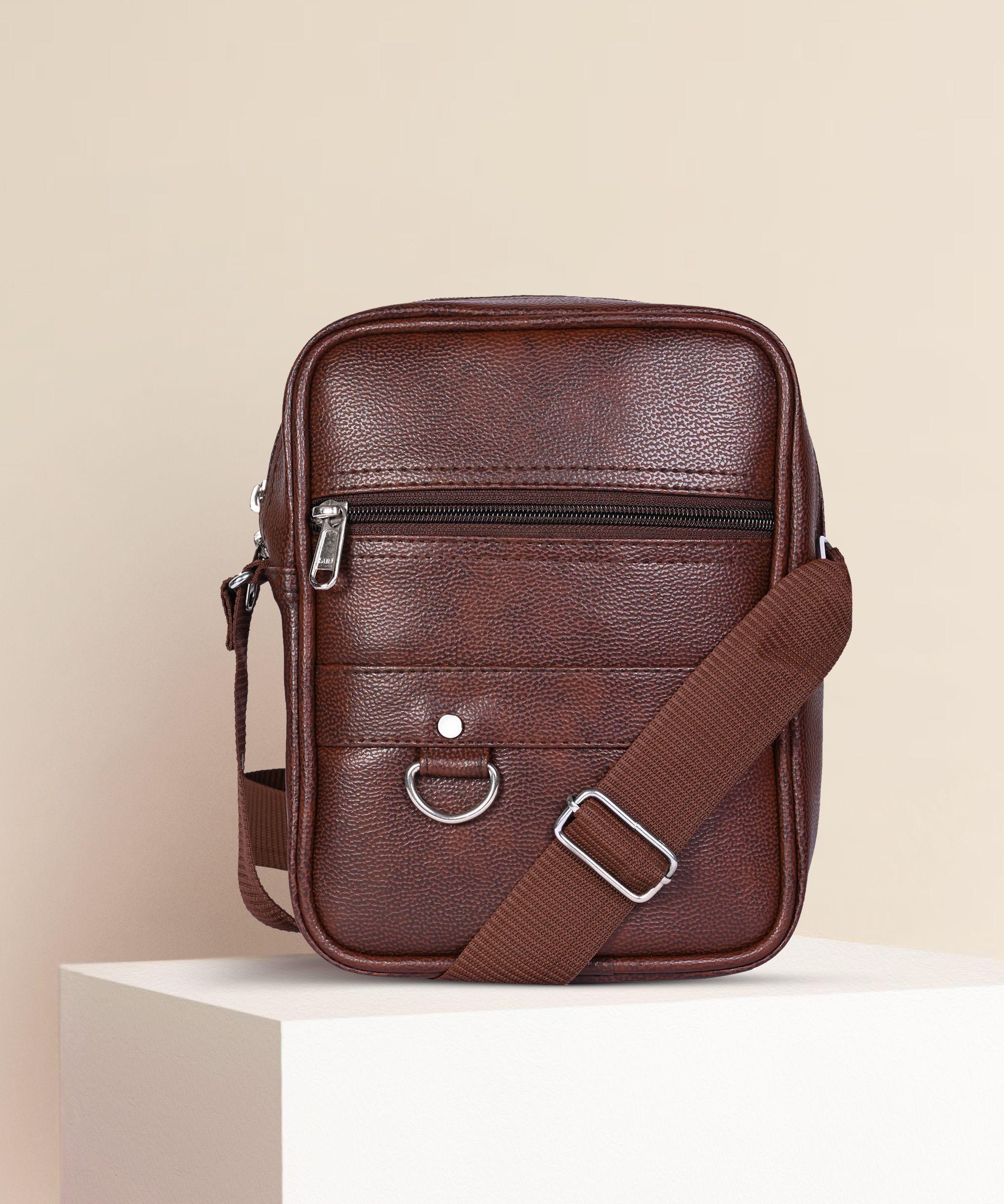 rutendo Brown Men & Women Sling Bag Sling bag crossbody bag sider sling bag men women's sling bag ( Brown )-picture-10