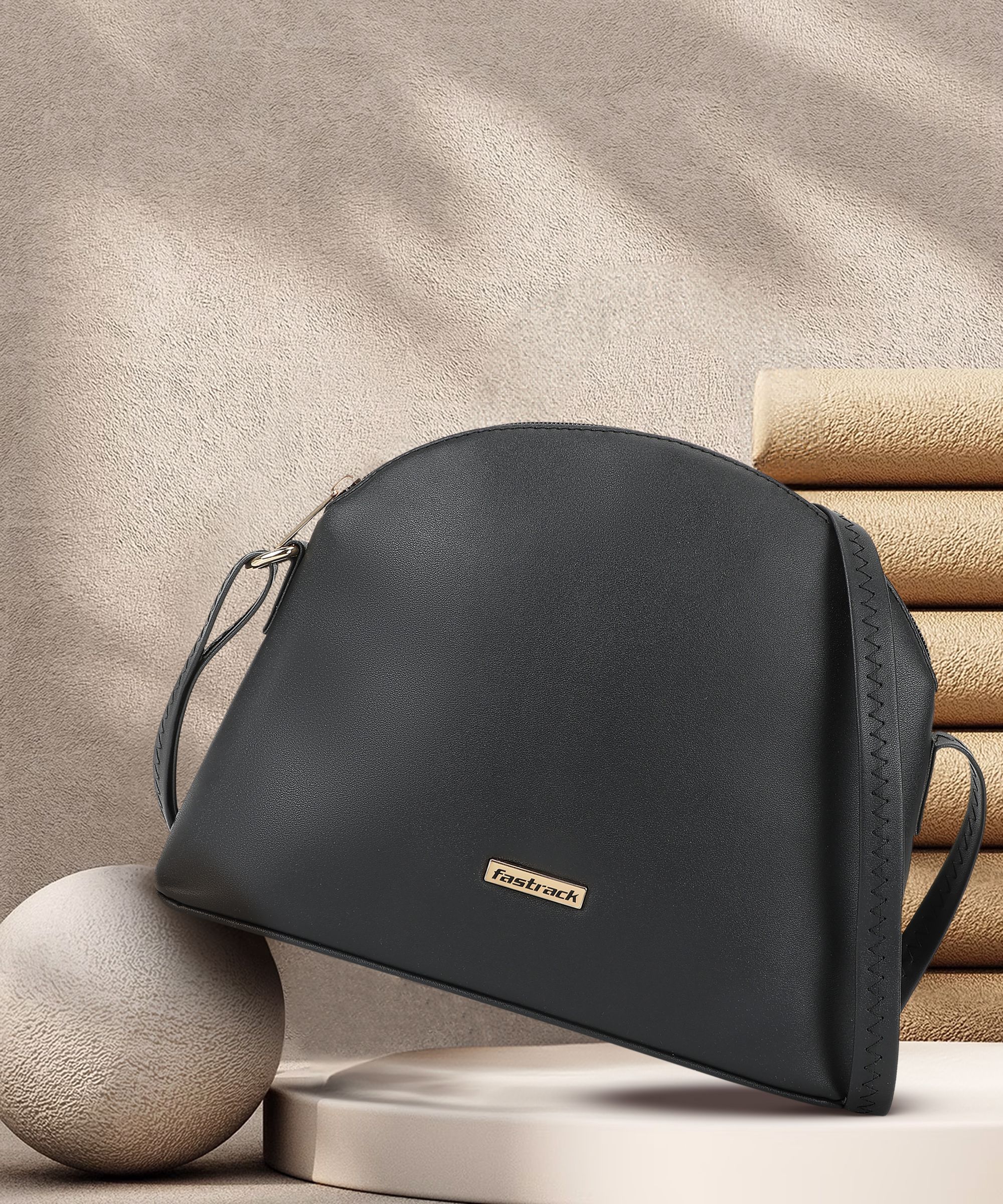 Black Women Sling Bag - Mini Solid-image-38