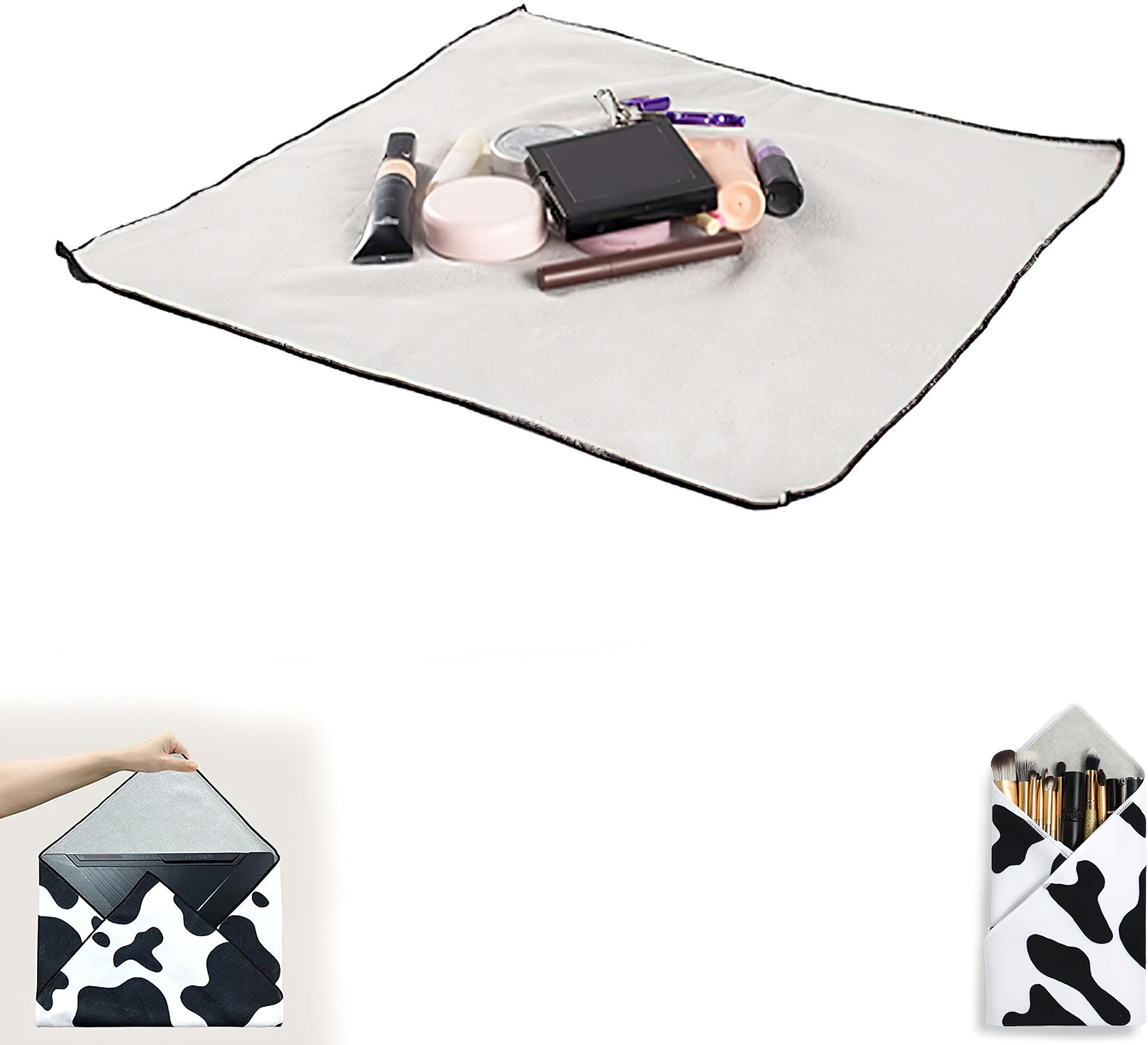 ZOTIMO Magic Self Adhesive Cloth Wrap for Camera Lens & Makeup Bag, Anti-Scratch, Multi-Purpose Protective Wrap Cloth, 20"x20" - Portable Cosmetic Bag Accessory Camera Bag-picture-34