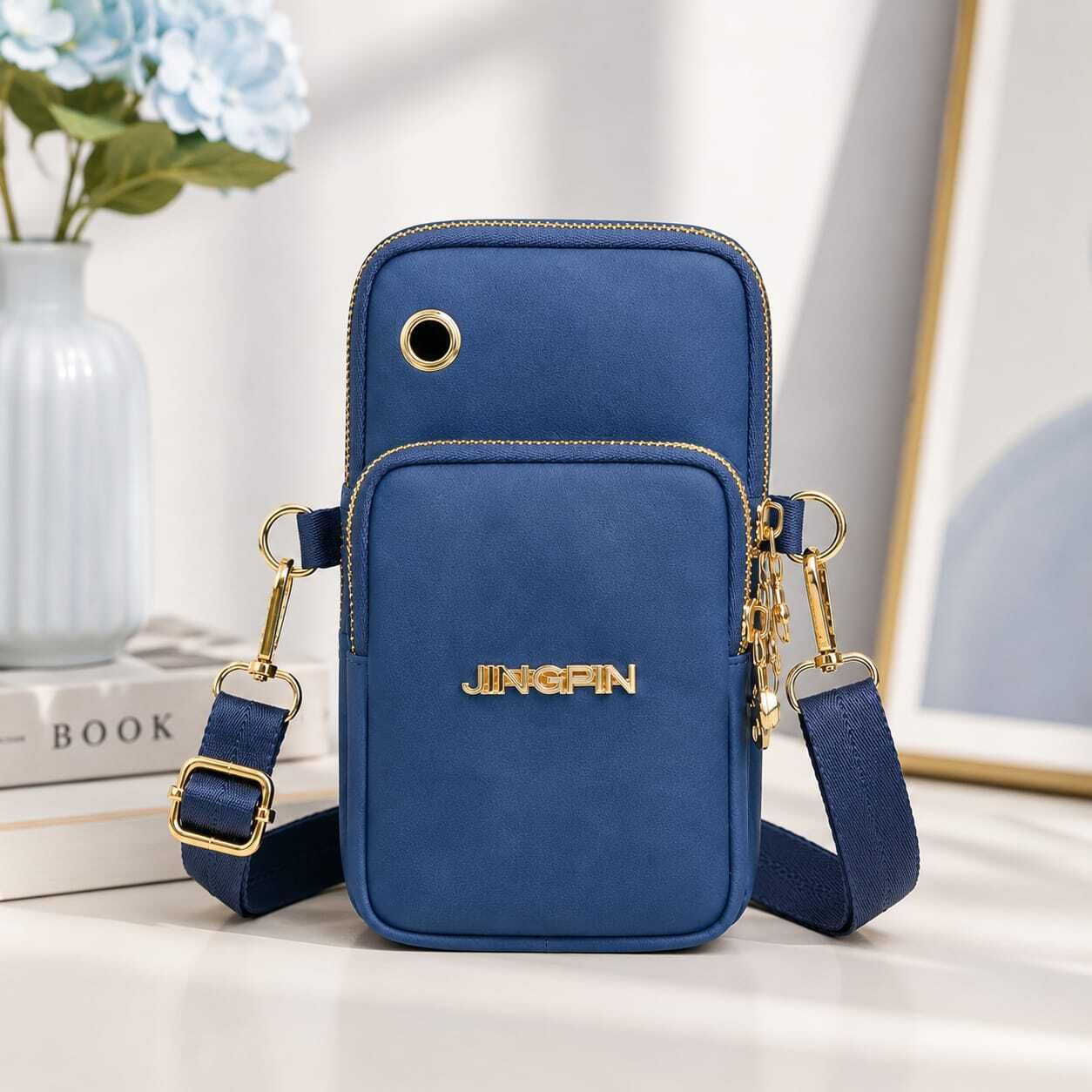 jiatrends Blue Men & Women Sling Bag StyleNest Mobile Crossbody Pouch CityLite Women's Mobile Sling Bag-picture-11