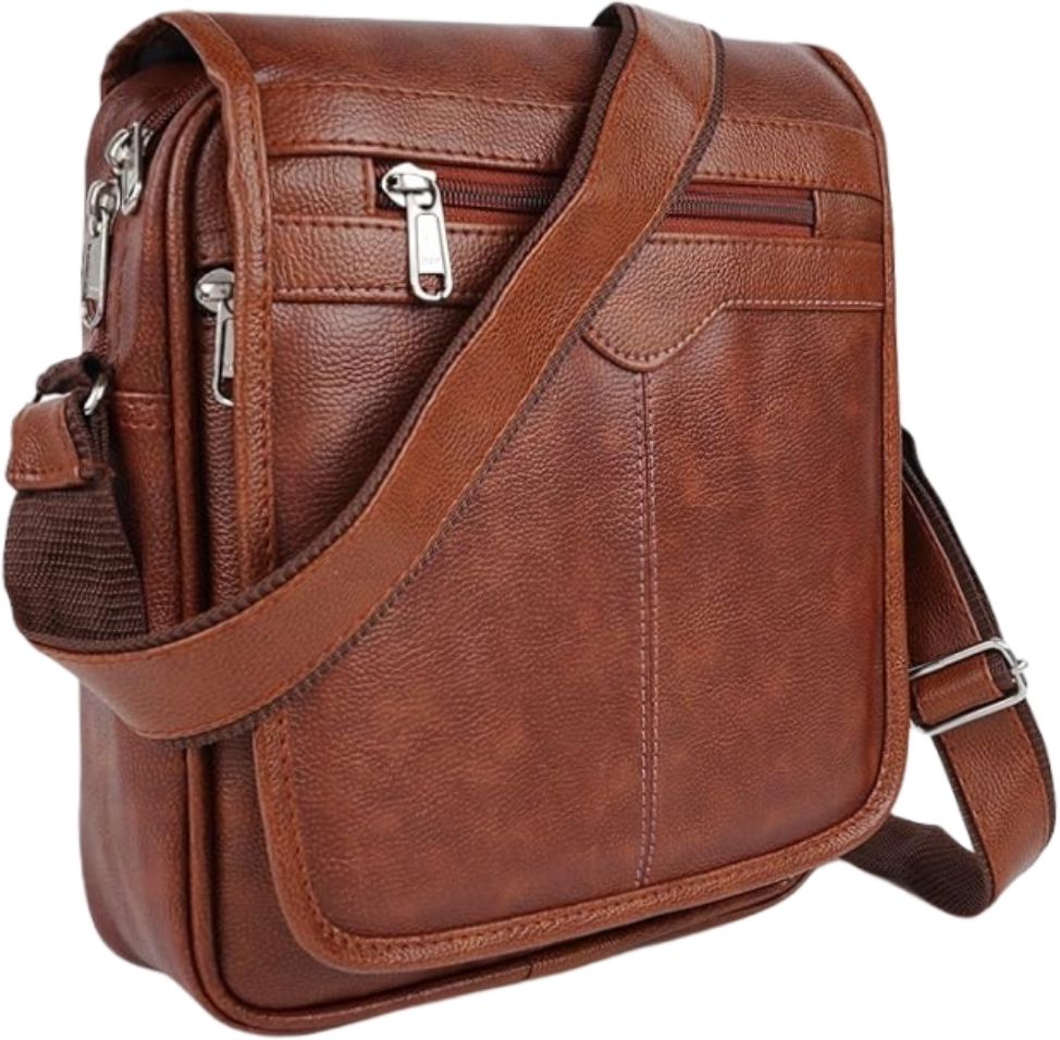Tan Men & Women Shoulder Bag GST-004-image-43