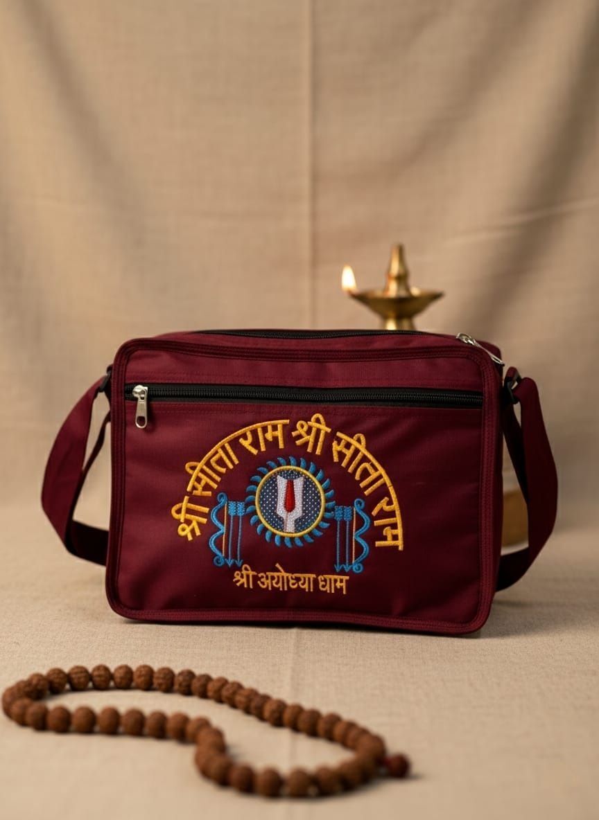 Maroon Men & Women Sling Bag na-image-45